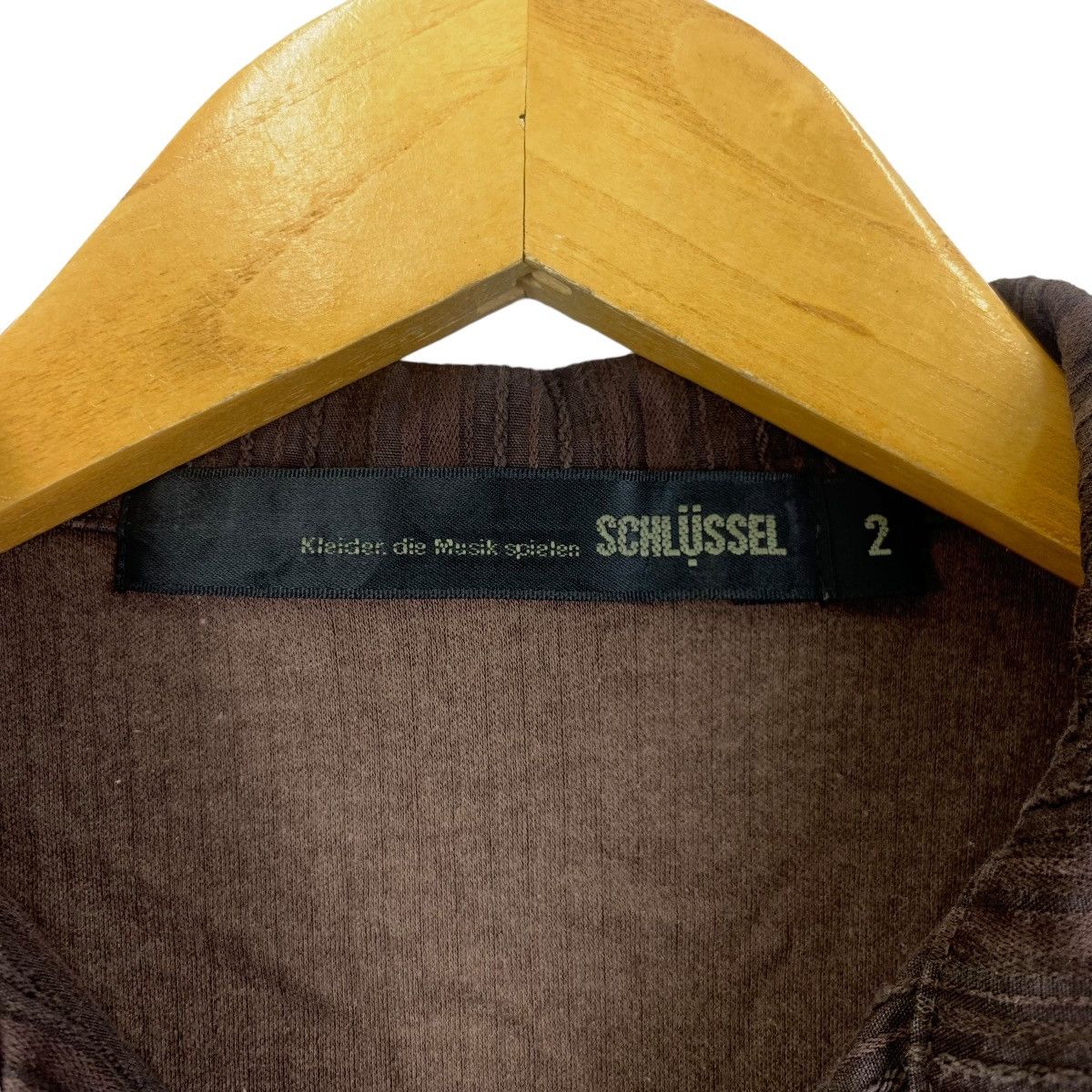 Schlussel Vintage SCHLUSSEL KLEIDER MUSIK Polo Tee Shirt Size S / US 4 / IT 40 - 4 Thumbnail