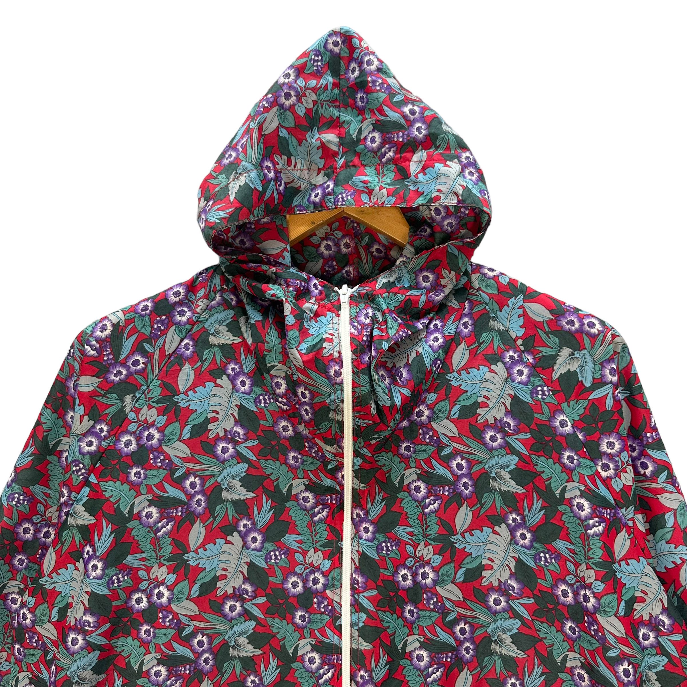 Other FLORAL FULLPRINT HOODED LIGHT JACKET #8260-218 Size US L / EU 52-54 / 3 - 2 Thumbnail