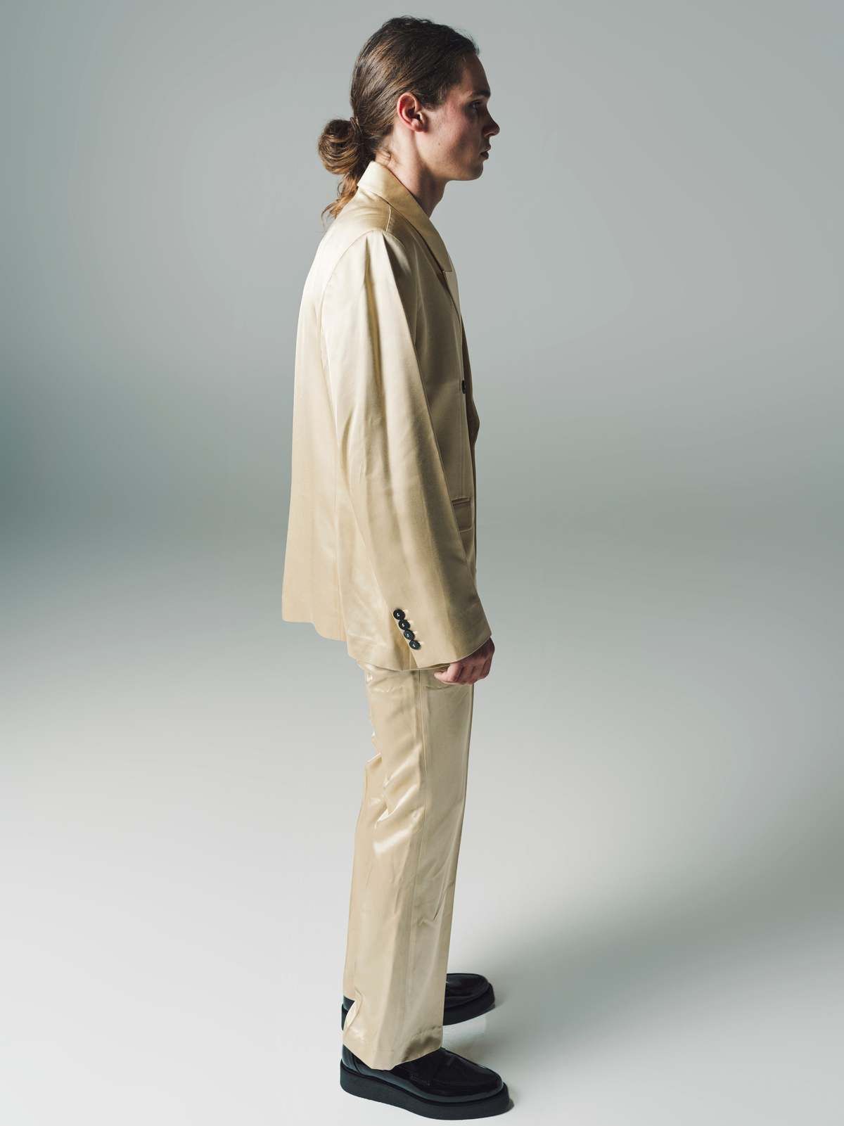 Ernest W. Baker BNWT SS24 ERNEST W. BAKER FLARE PANTS GOLD M Size US 32 / EU 48 - 15 Thumbnail