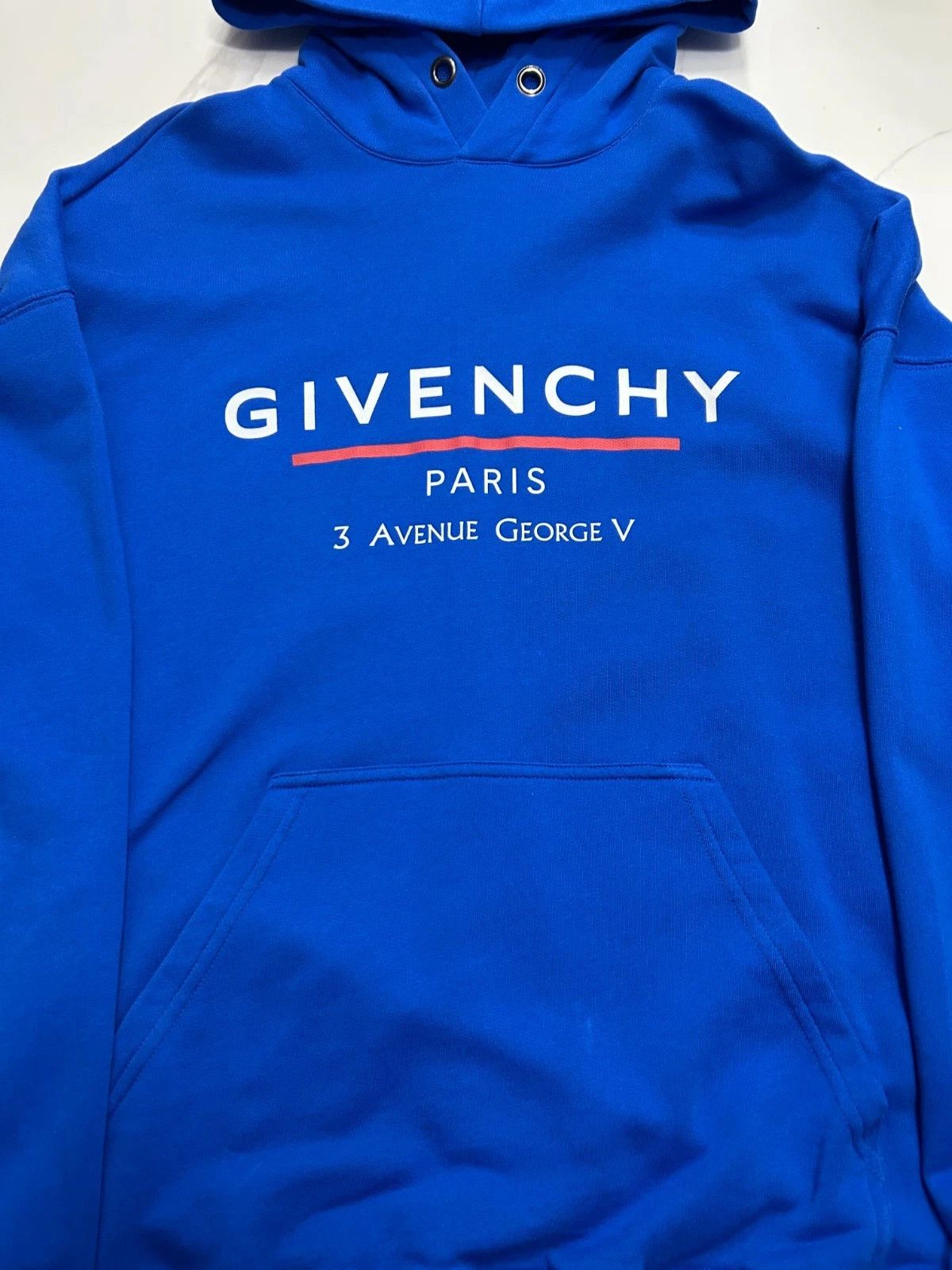 Givenchy Givenchy Ocean blue Address hoodie Large Size US L / EU 52-54 / 3 - 1 Thumbnail