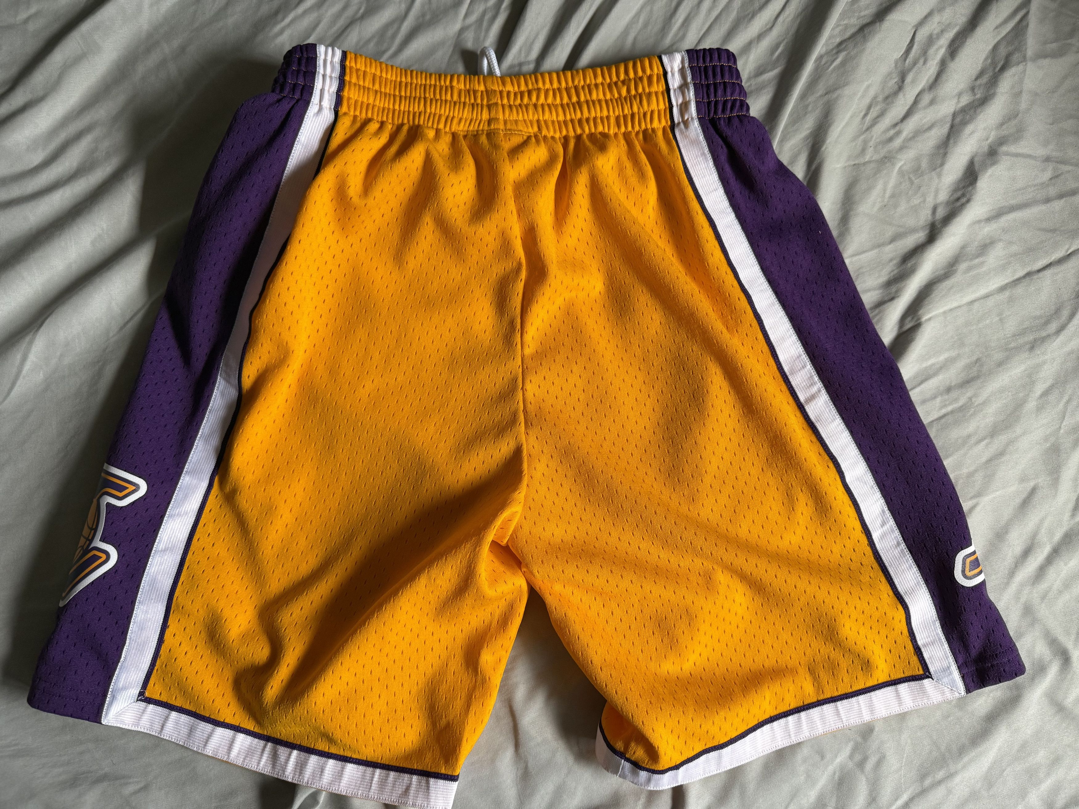 Mitchell & Ness × NBA Mitchell & Ness Los Angeles Lakers 2009-10 Swingman Shorts S Size US 30 / EU 46 - 4 Thumbnail
