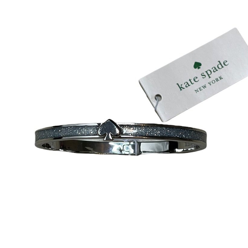 Kate Spade Kate Spade Everyday Spade Glitter Hinged Bangle Bracelet Size ONE SIZE - 3 Thumbnail