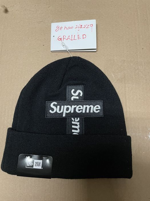 Supreme Supreme cross box logo beanie | Grailed