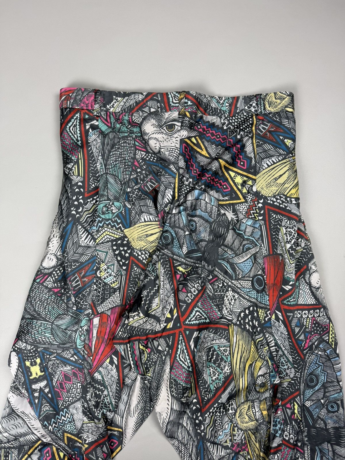 V AVE SHOE REPAIR V Ave Shoe Repair Avantgarde Abstract Pattern Pants Trousers Size 25" / US 0 / IT 36 - 21 Thumbnail
