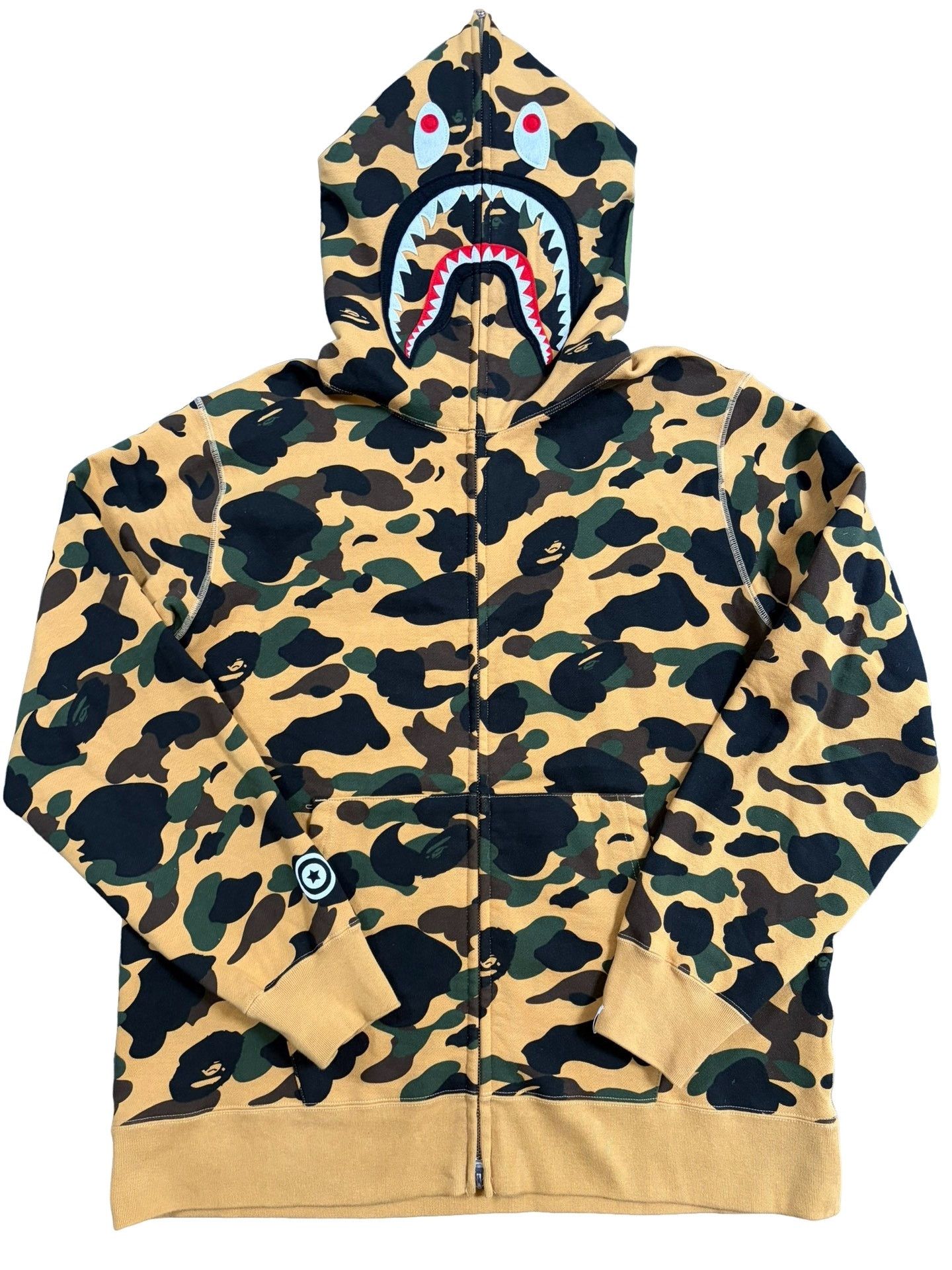 Bape BAPE Camo Shark Zip-Up Hoodie 2XL Size US XXL / EU 58 / 5 - 1 Thumbnail