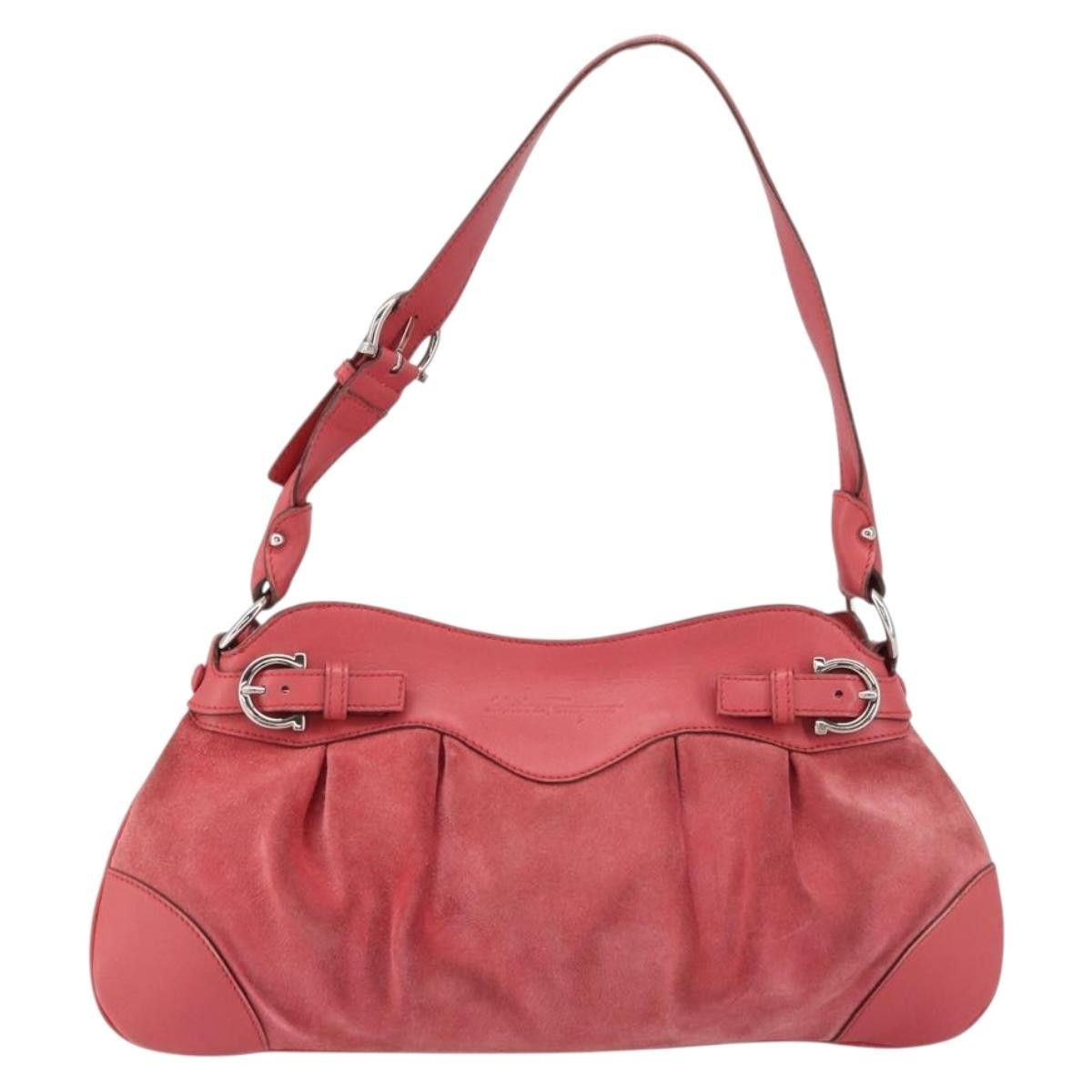 Salvatore Ferragamo Salvatore Ferragamo Gancini Suede Size ONE SIZE - 1 Thumbnail