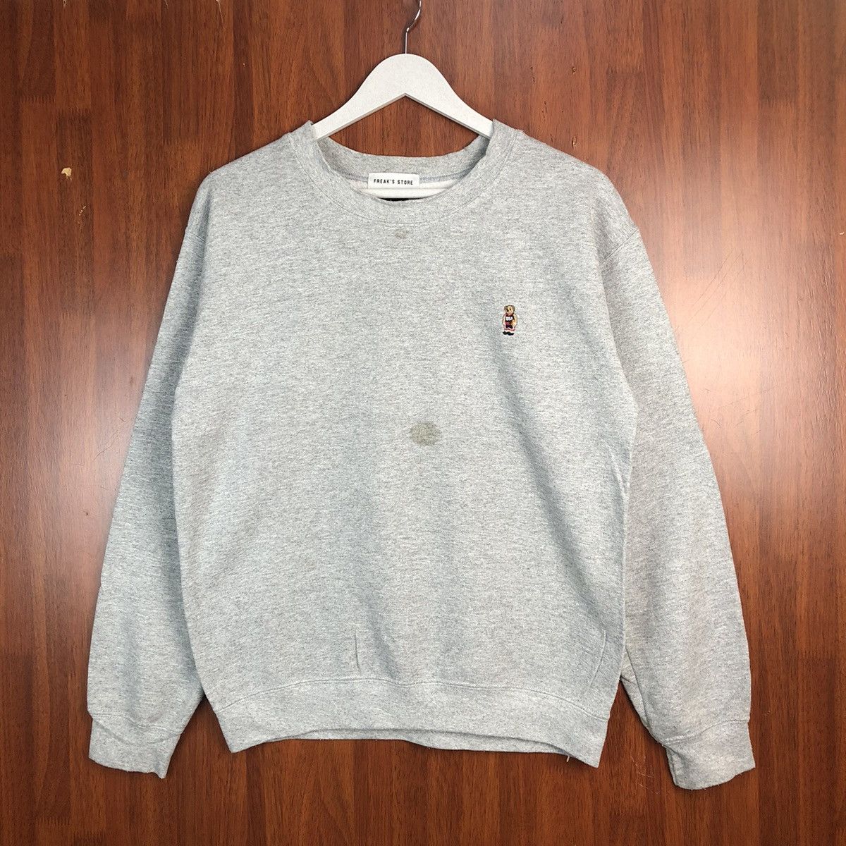 image of Freaks Store Grey Vintage Sweatshirt 7546, Men's (Size Medium)
