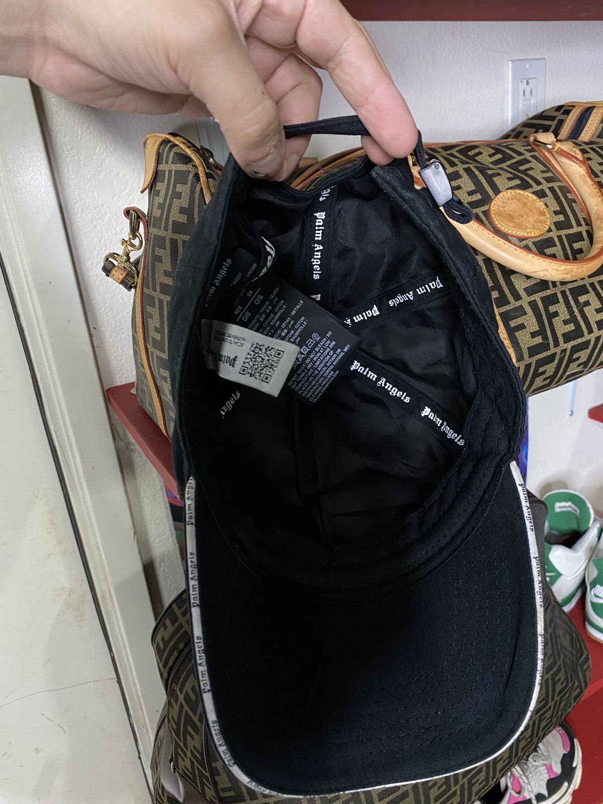 Palm Angels Kill The Bear Black Hat Cap Preowned