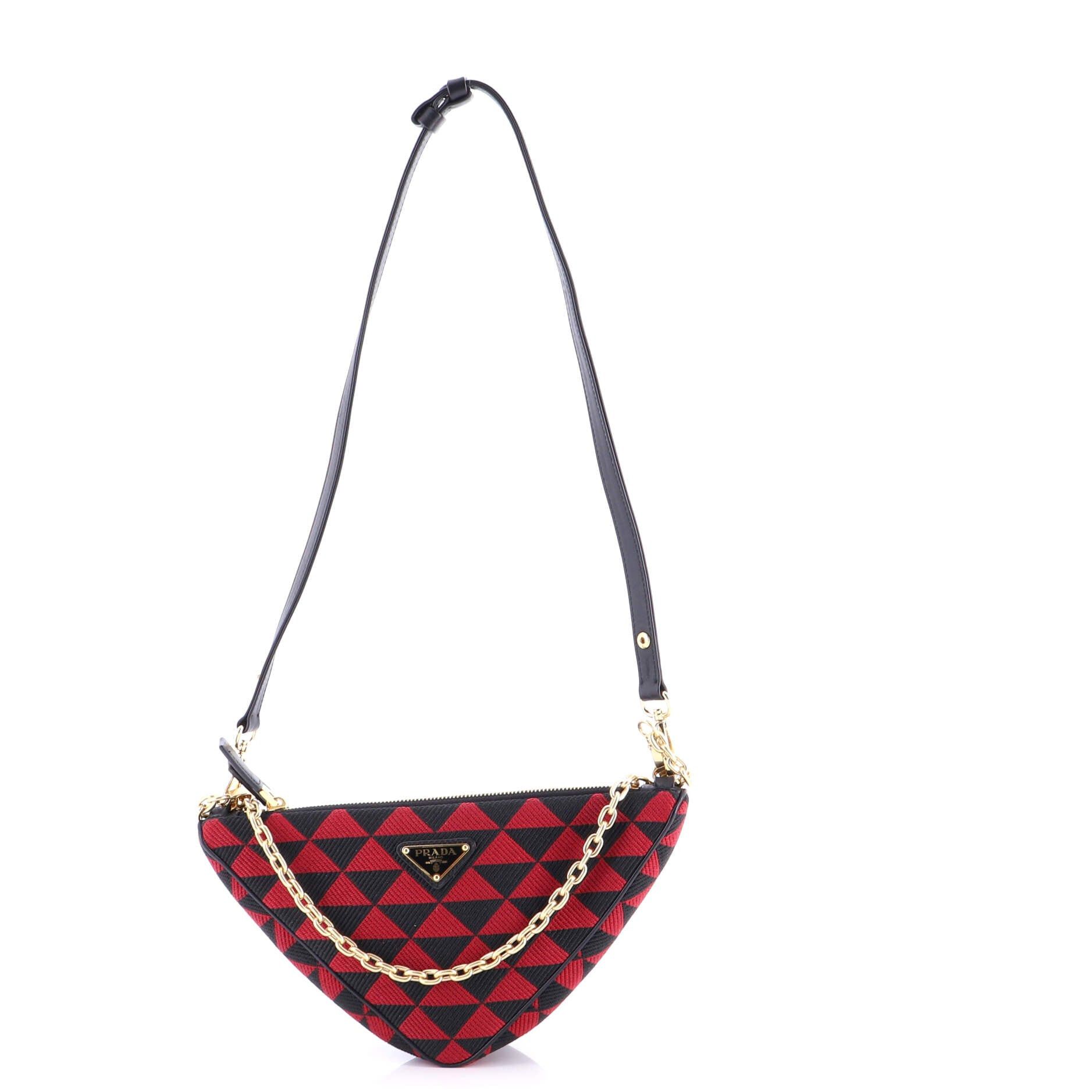 Prada Double Symbole Triangle Bag Size ONE SIZE - 1 Thumbnail