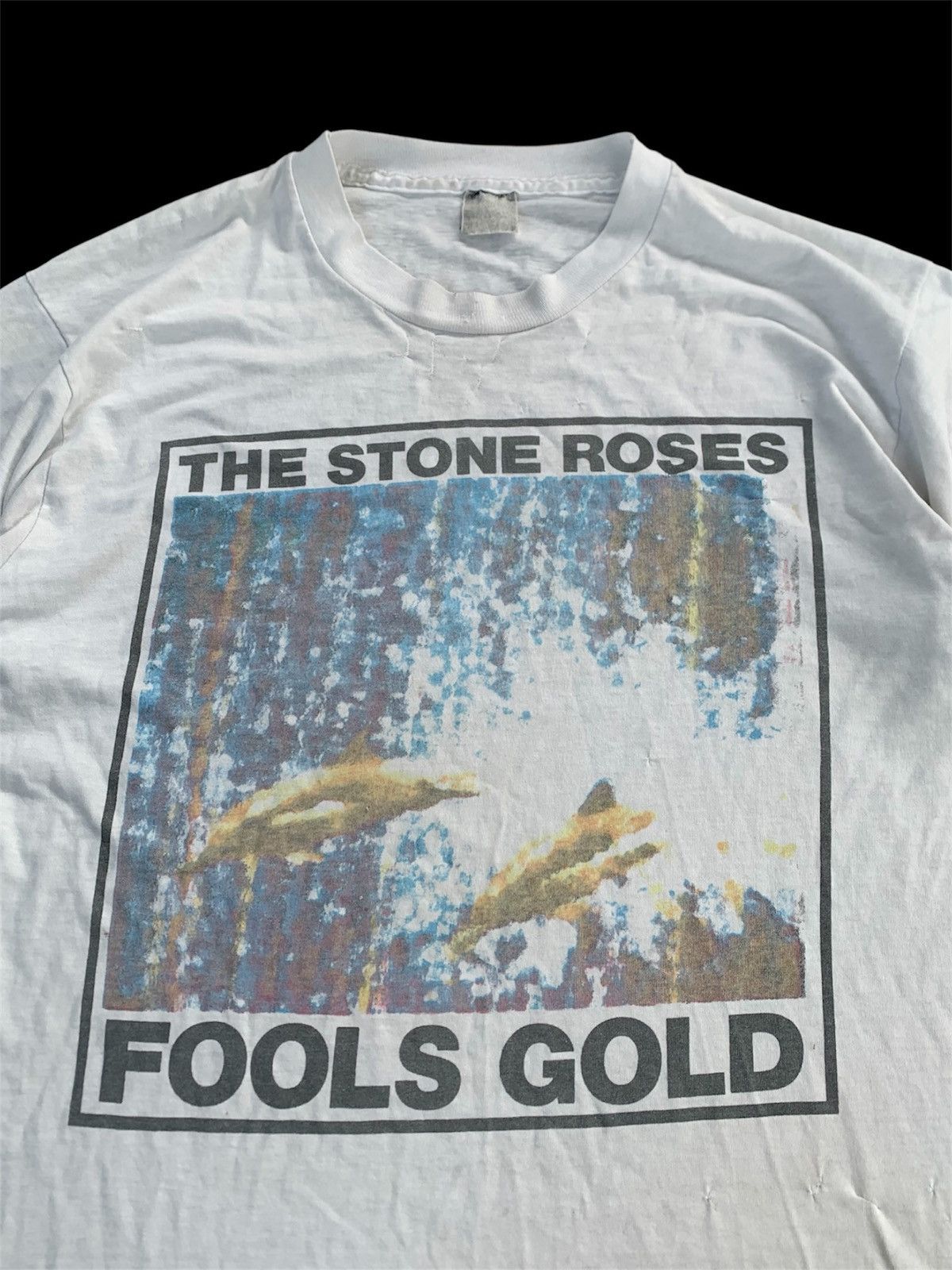 Band Tees Vintage OG 90s The Stone Roses Fools Gold Shirt Size US XL / EU 56 / 4 - 2 Thumbnail