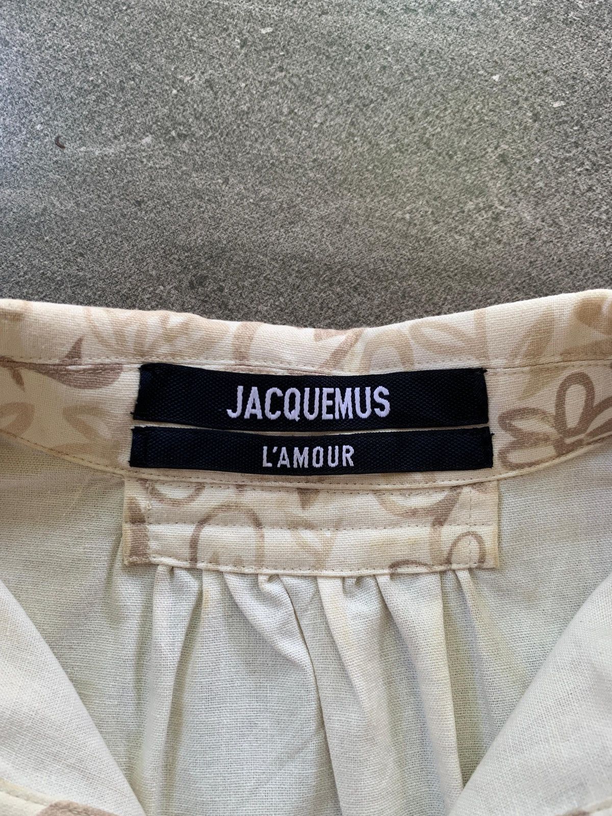 Jacquemus FREE TAX! Jacquemus L'amour Floral Oversized SS Shirts Size US M / EU 48-50 / 2 - 7 Thumbnail