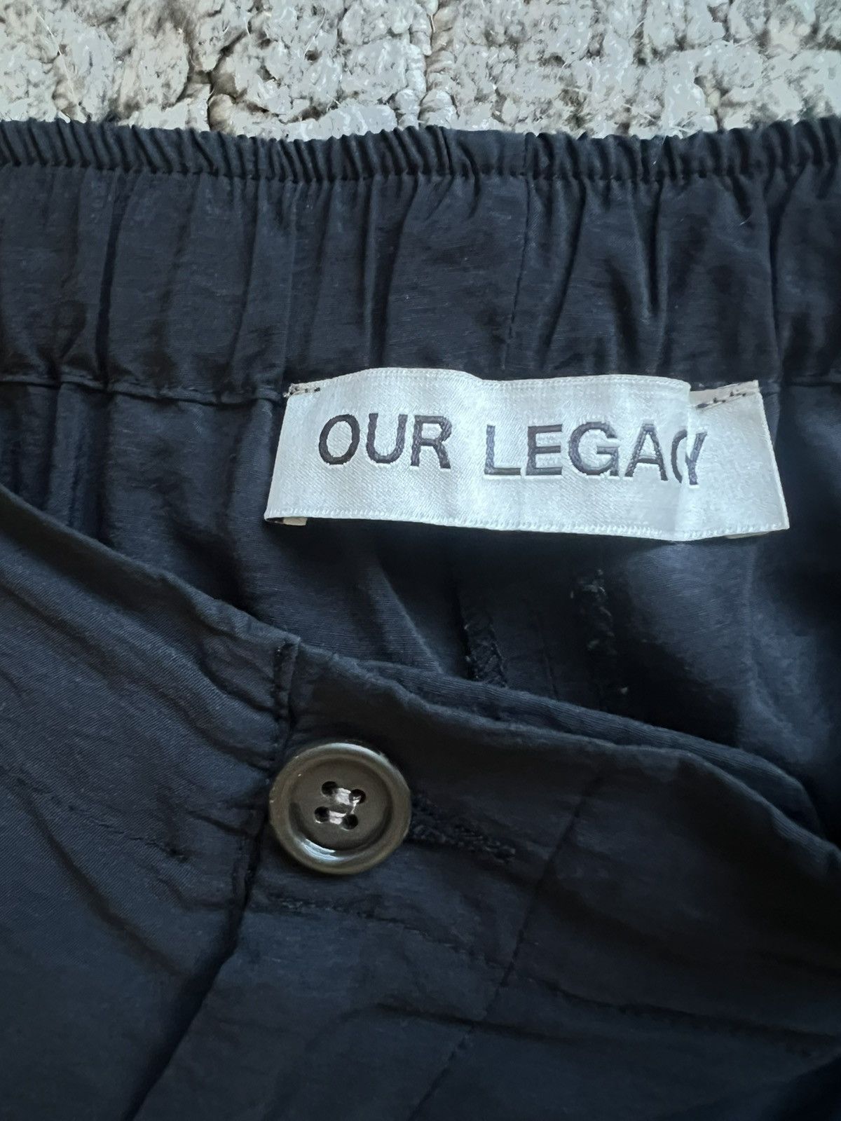 Our Legacy Our Legacy Luft Trouser Black Liquid Viscose Size US 36 / EU 52 - 5 Thumbnail