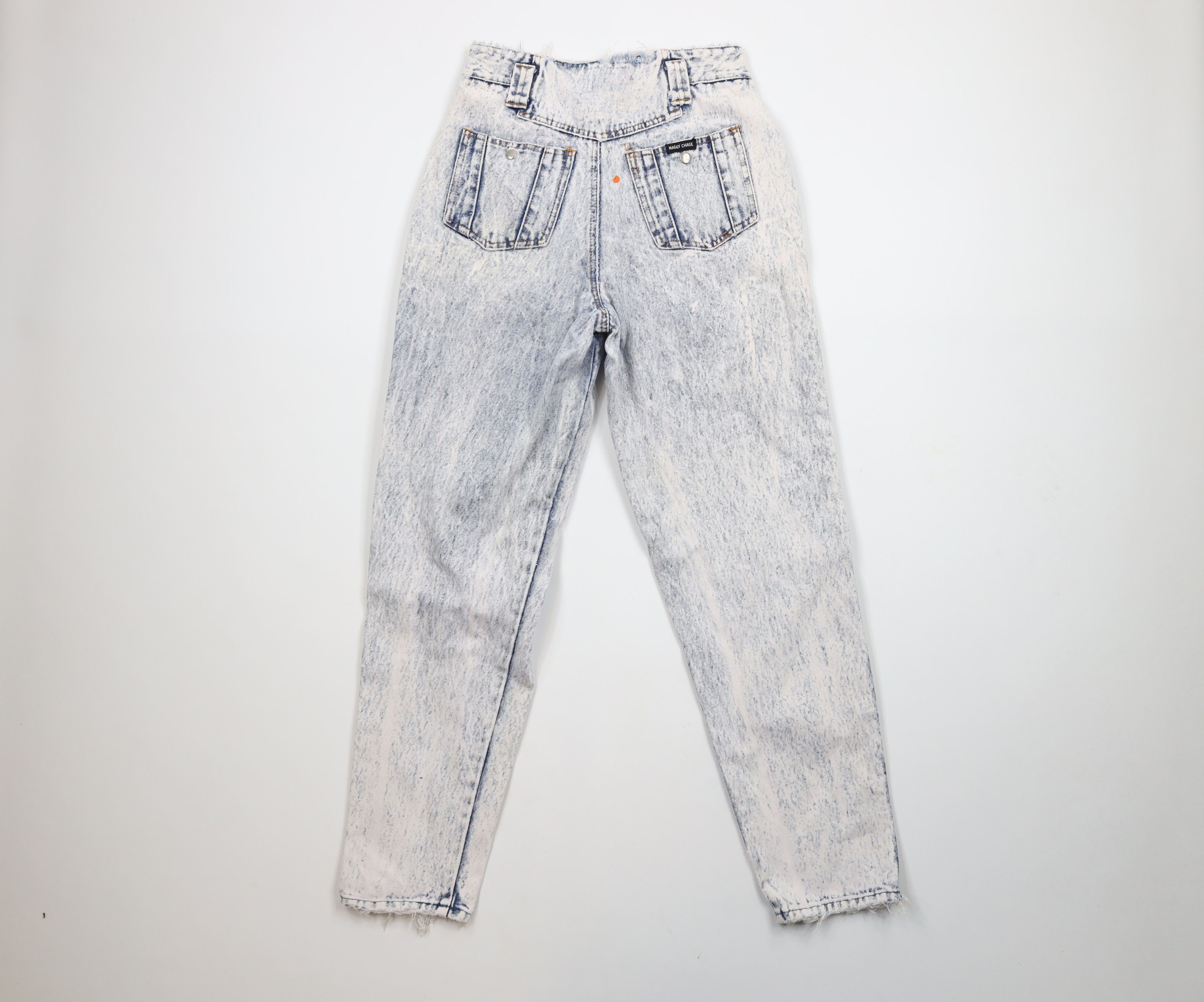 Vintage Vintage 80s 90s Streetwear Wash Tapered Leg Jeans Cotton Size 26" / US 2 / IT 38 - 9 Thumbnail