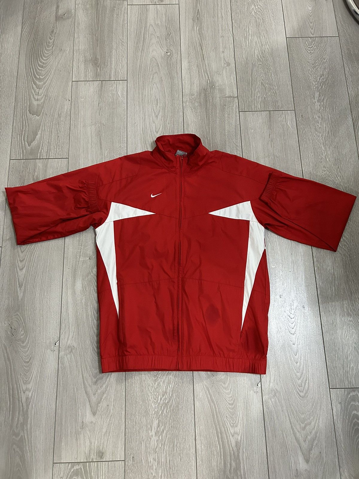 Nike Nike Windbreaker - Red/White Size US M / EU 48-50 / 2 - 1 Thumbnail