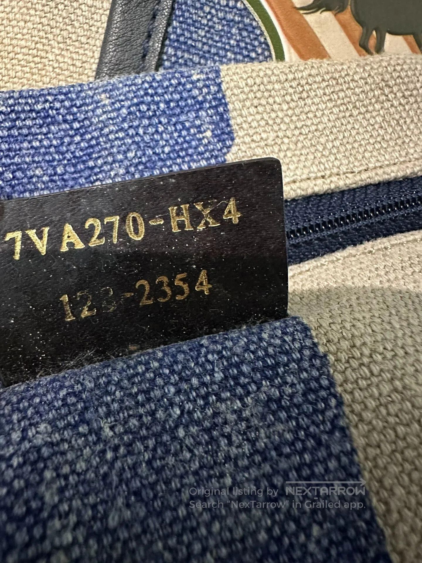 Other Fendi Striped Canvas Tote Bag with Patches. Size ONE SIZE - 4 Thumbnail