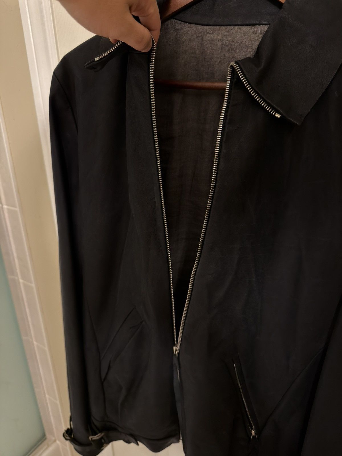 Ma+ MA+, Maurizio Amadei Leather Bomber Jacket Size US S / EU 44-46 / 1 - 9 Thumbnail