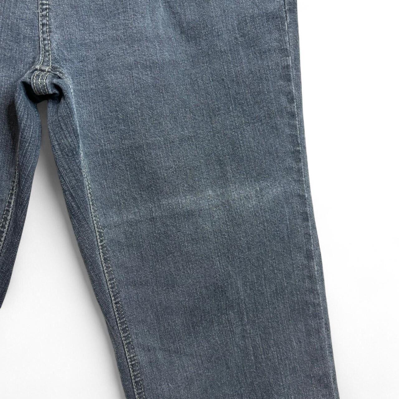 Vintage Vintage Y2K Faded Blue Studded Flare Bootcut Denim Jeans Size US 31 - 2 Thumbnail