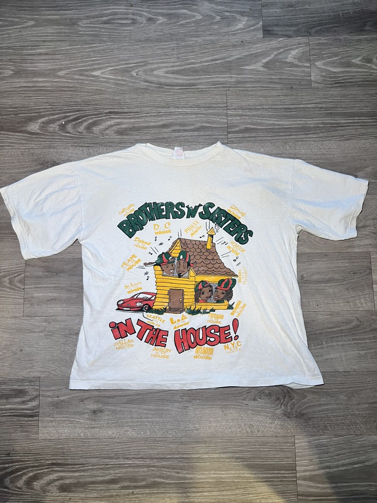 Vintage 1990s Brothers and Sisters Vintage Shirt Size US XL / EU 56 / 4 - 1 Thumbnail