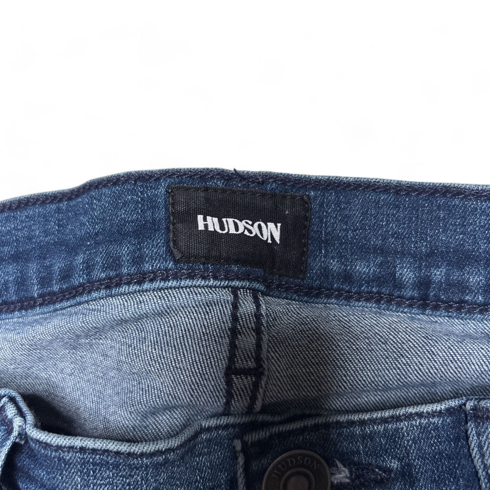 Hudson Hudson Natalie Super Skinny Mid Rise Ankle Raw Hem Jeans 28 Size 28" / US 6 / IT 42 - 2 Thumbnail