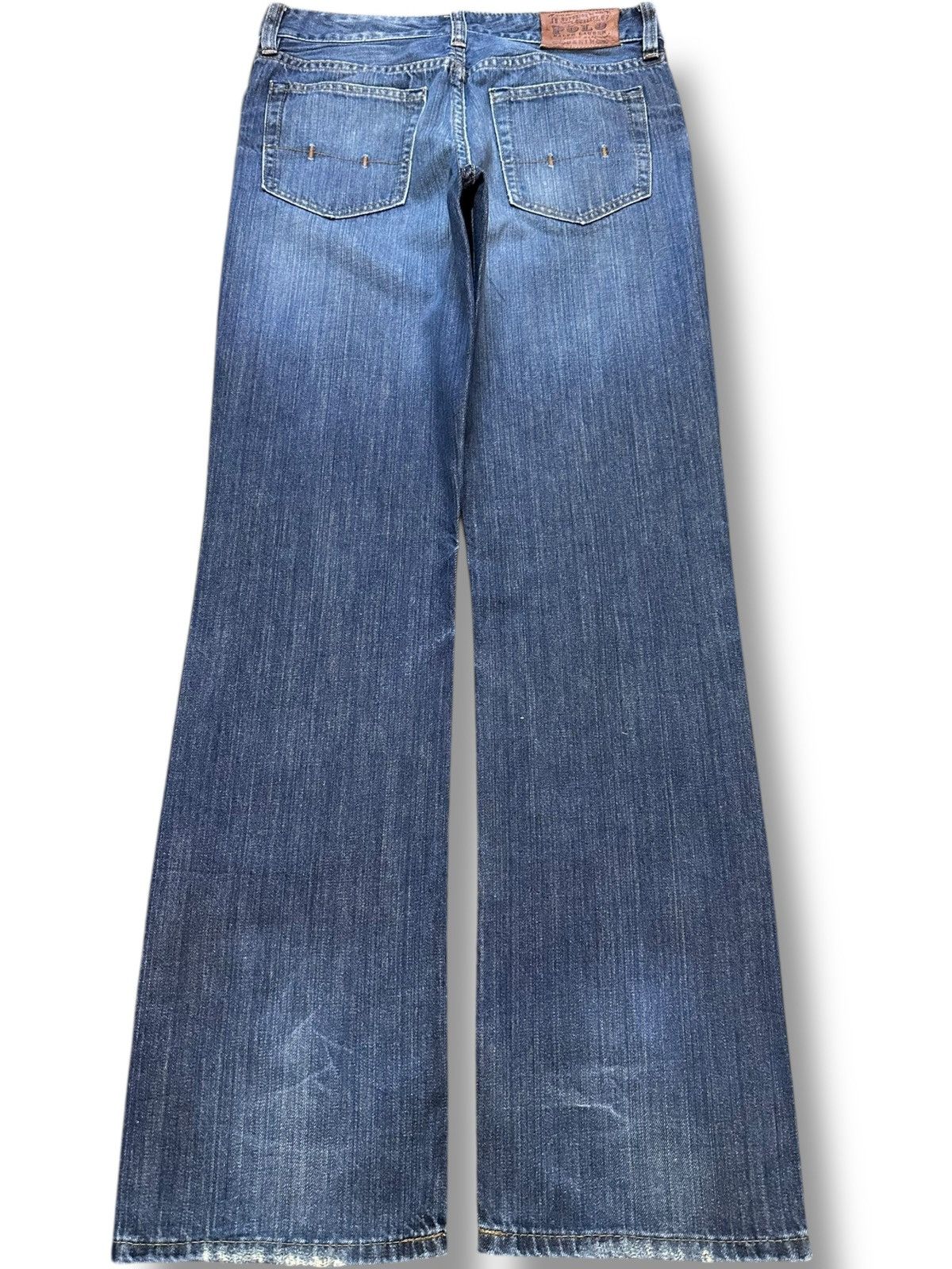 Polo Ralph Lauren Vintage Polo Ralph Lauren Blue Wash Whiskers Denim Size US 29 - 5 Thumbnail