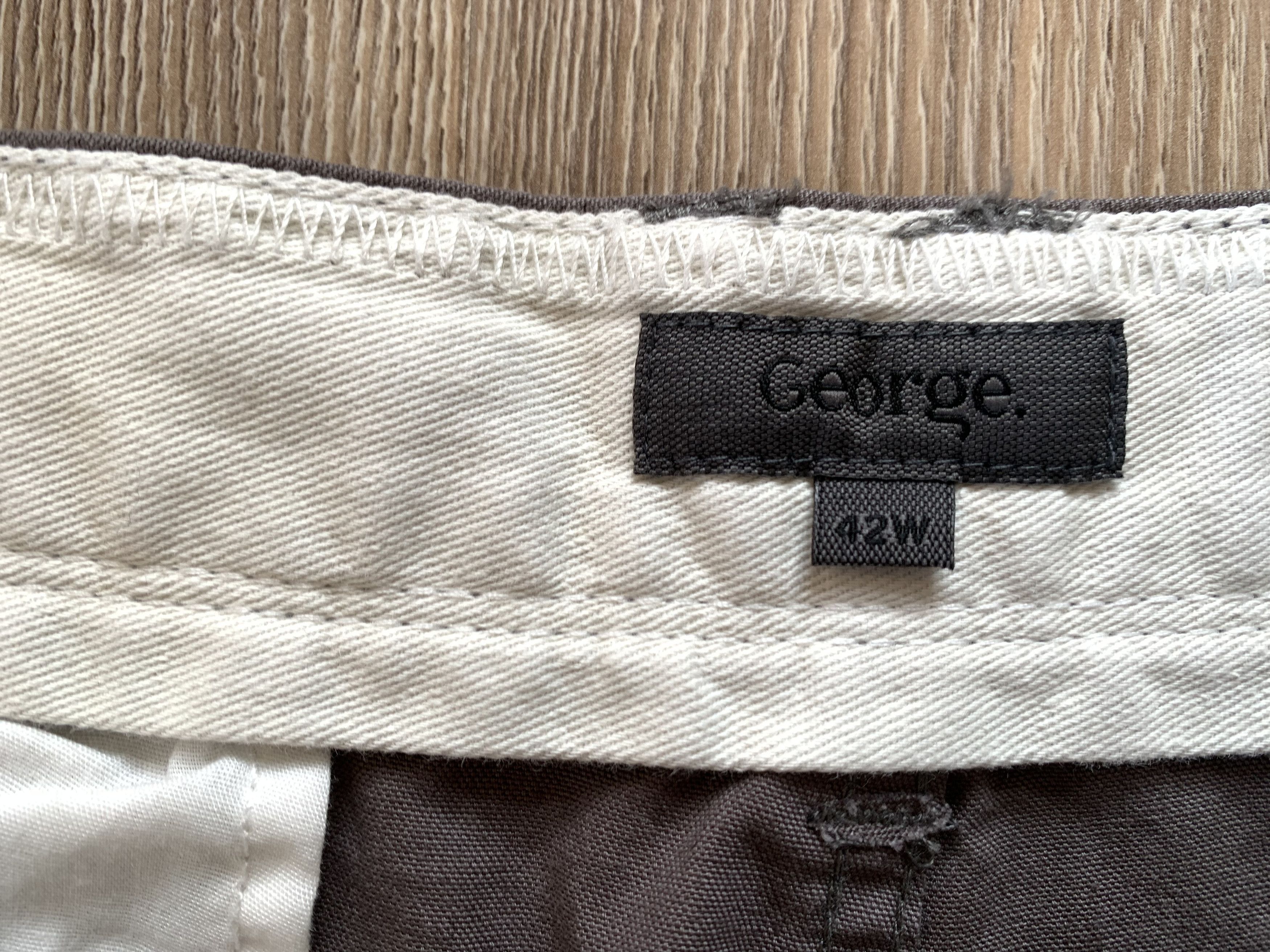 George George Cotton Grey Cargo Shorts Size US 42 / EU 58 - 6 Thumbnail