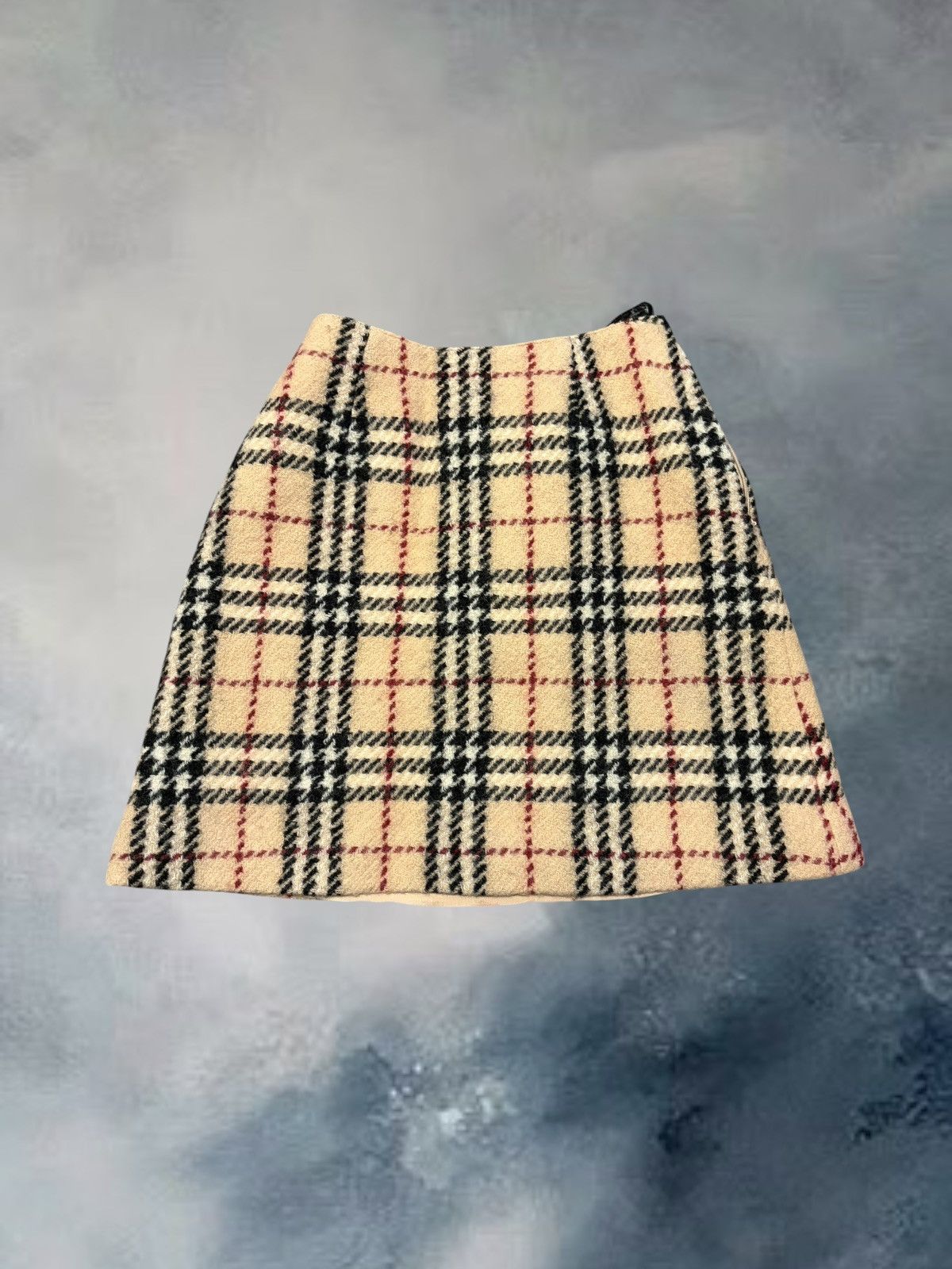 Burberry Burberry vintage wool plaid mini skirt Size 24" / US 00 / IT 34 - 2 Thumbnail