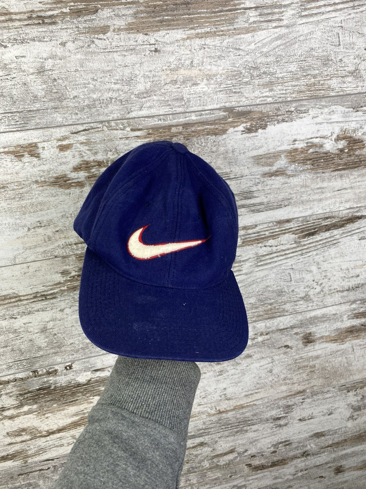 Nike × Vintage Mens Vintage Nike big logo hats cap hat y2k rare swoosh acg Size ONE SIZE - 1 Thumbnail