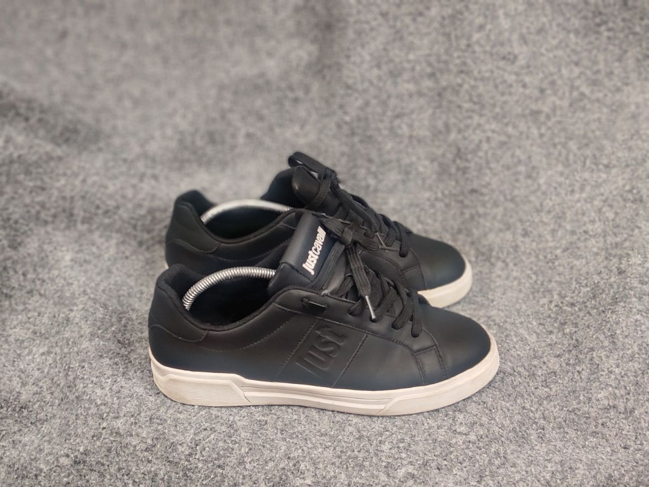Just Cavalli Just Cavalli Design Minimalist Leather Lace-Up Sneakers Size US 10 / EU 43 - 7 Thumbnail