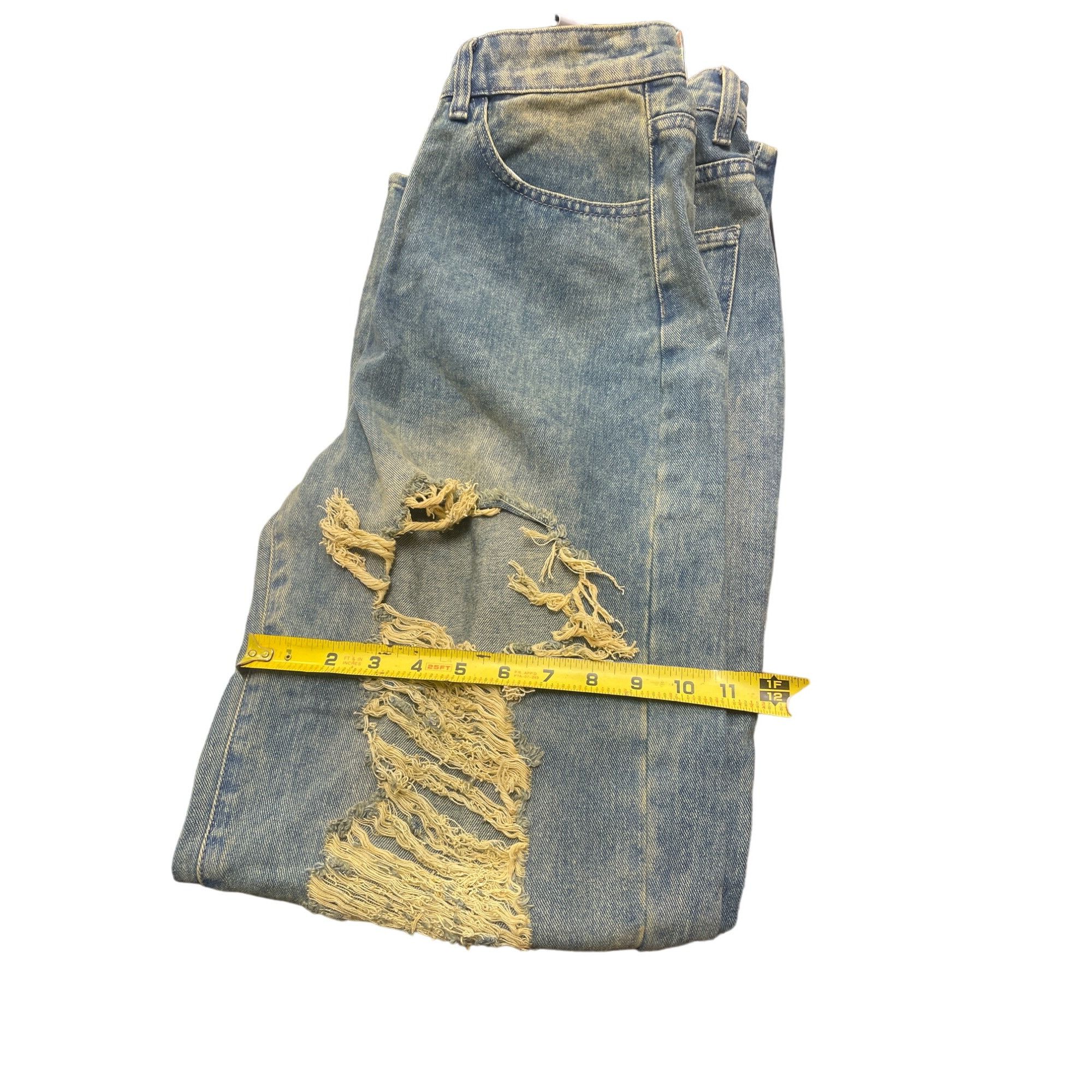 PrettyLittleThing Pretty Little Thing Oversized Women's Jeans Ripped size 8 SK Size 30" / US 8 / IT 44 - 4 Thumbnail