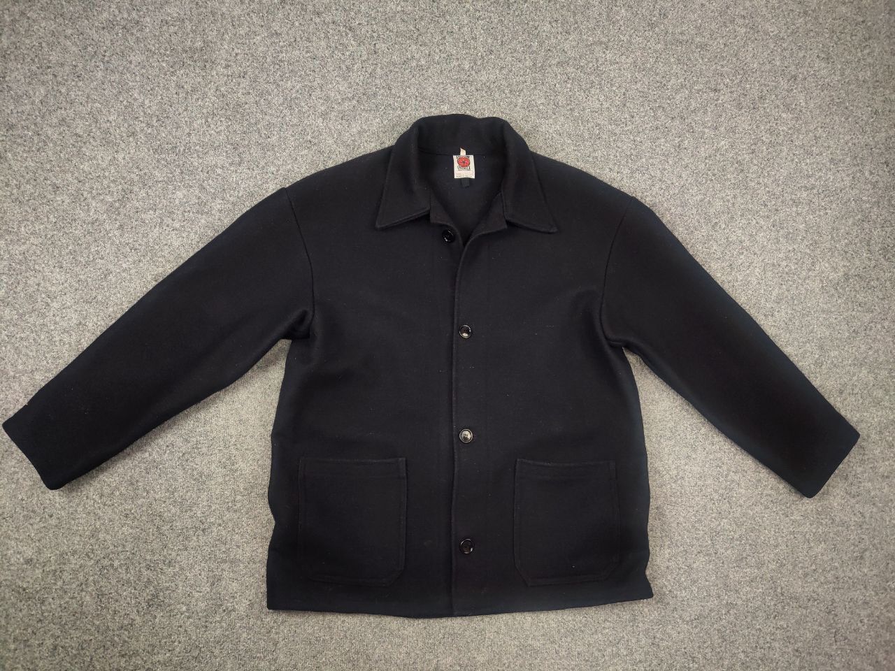 Vintage Vintage Lancashire overall Wool Chore Wool Black work Jacket Size US XL / EU 56 / 4 - 8 Thumbnail