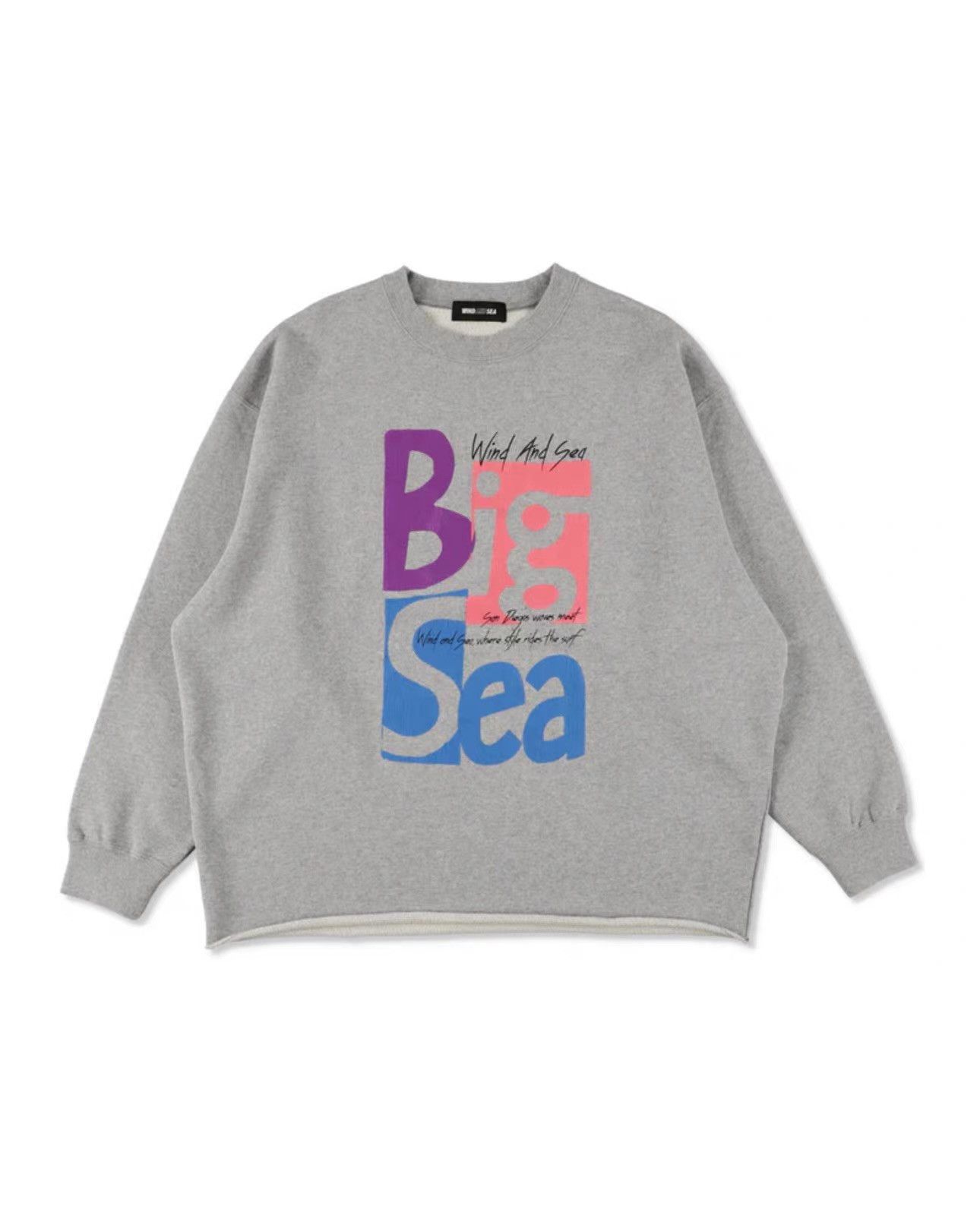Supreme WIND AND SEA Big Sea Crew Neck Sweatshirt Ｑ22 Size US M / EU 48-50 / 2 - 1 Thumbnail