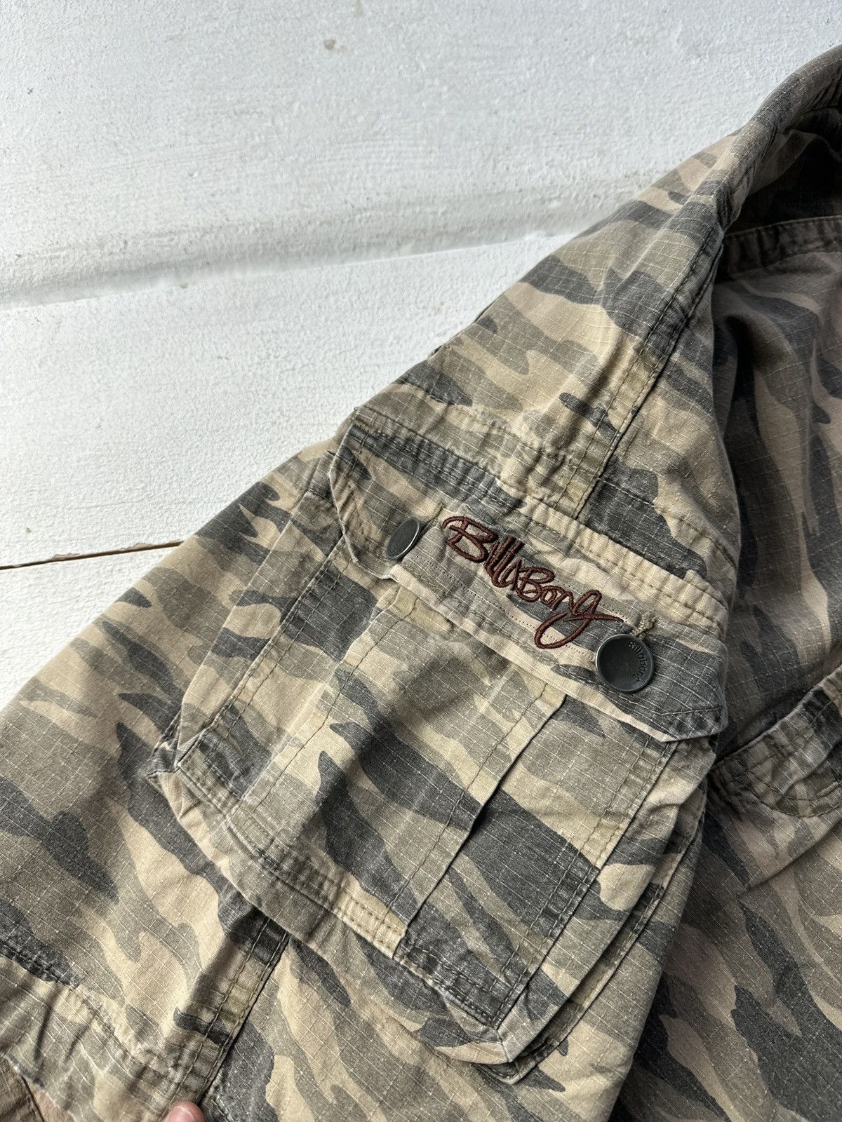 Billabong 🚨RARE BILLABONG BIG LOGO CARGO SHORTS Y2K SURF VINTAGE Size US 36 / EU 52 - 6 Thumbnail