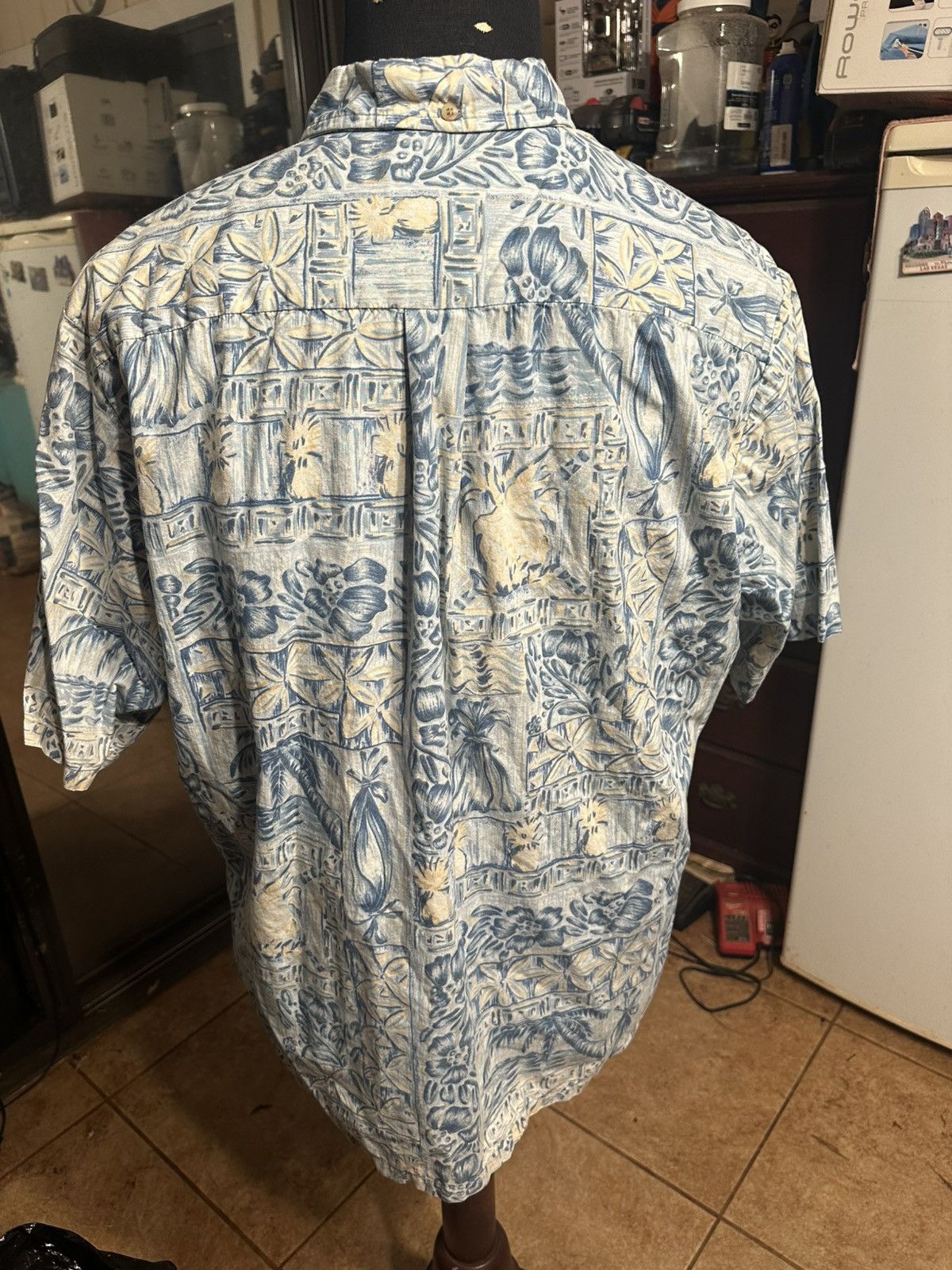 Other PreOwned Kahala Hawaiian Print 3/4 Button Blue Men's XL Size US XL / EU 56 / 4 - 2 Thumbnail