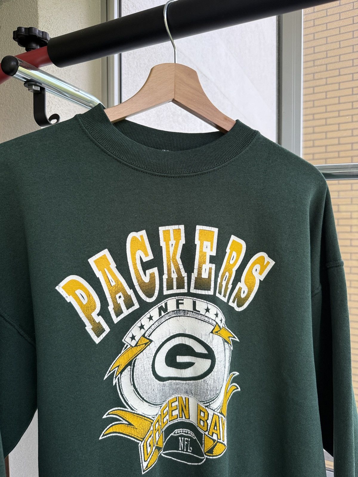 NFL Men's Vintage NFL Green Bay Packers Crewneck Football Size US XL / EU 56 / 4 - 2 Thumbnail