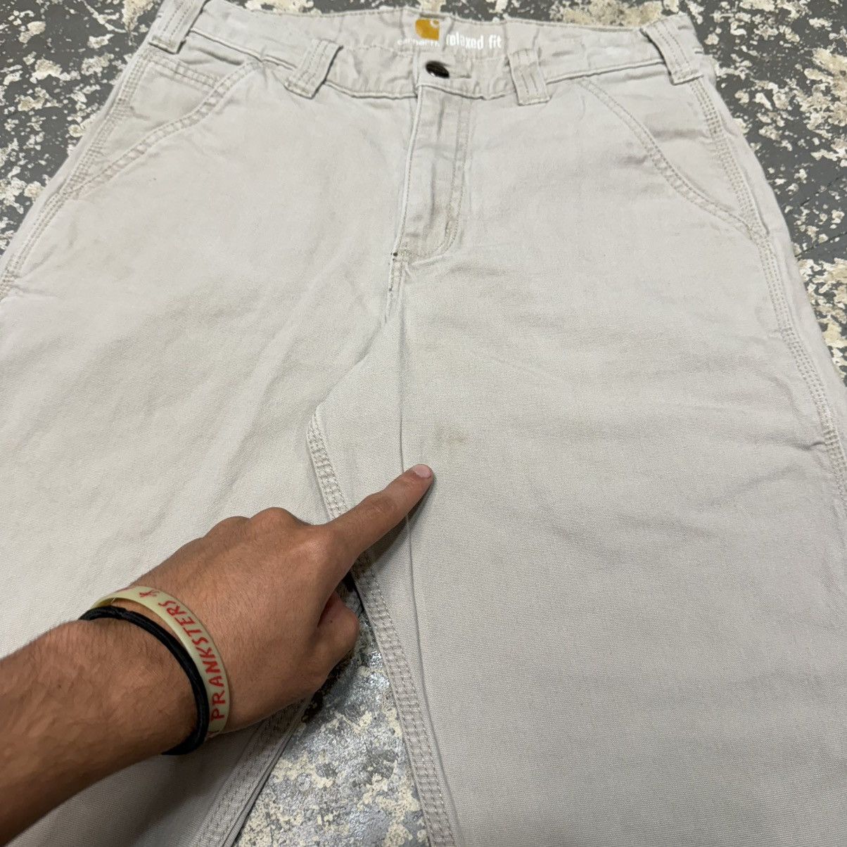 Carhartt Vintage Carhartt Tan/Cream Workwear Shorts Jorts Size US 30 / EU 46 - 5 Thumbnail