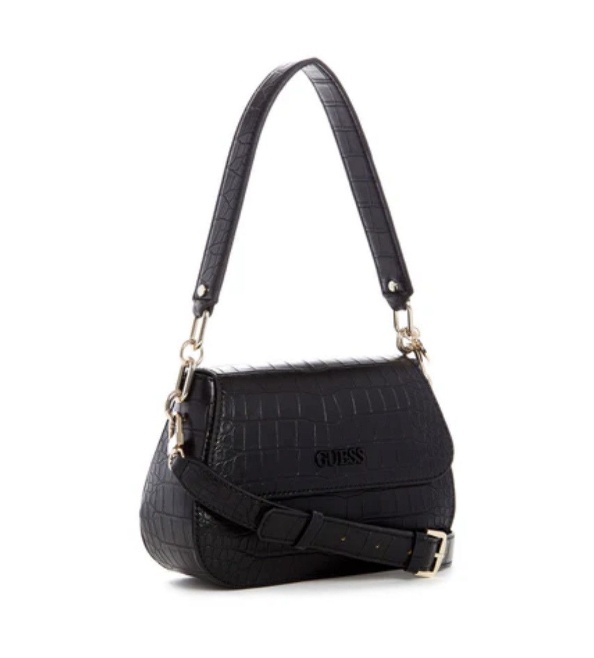 Guess Guess Croco Triple G Demi Shoulder Bag Size ONE SIZE - 4 Thumbnail