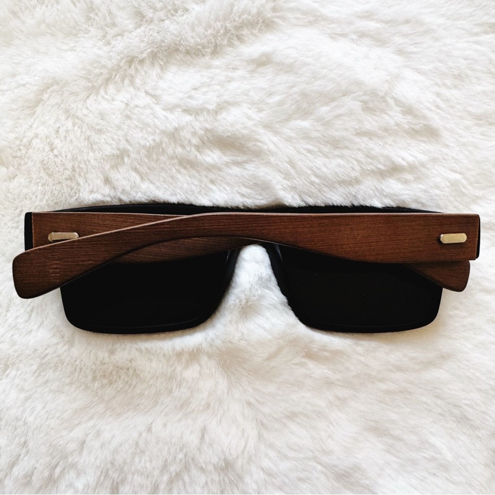 Other Jensen Black & Dark Wood Sunglasses Size ONE SIZE - 11 Thumbnail