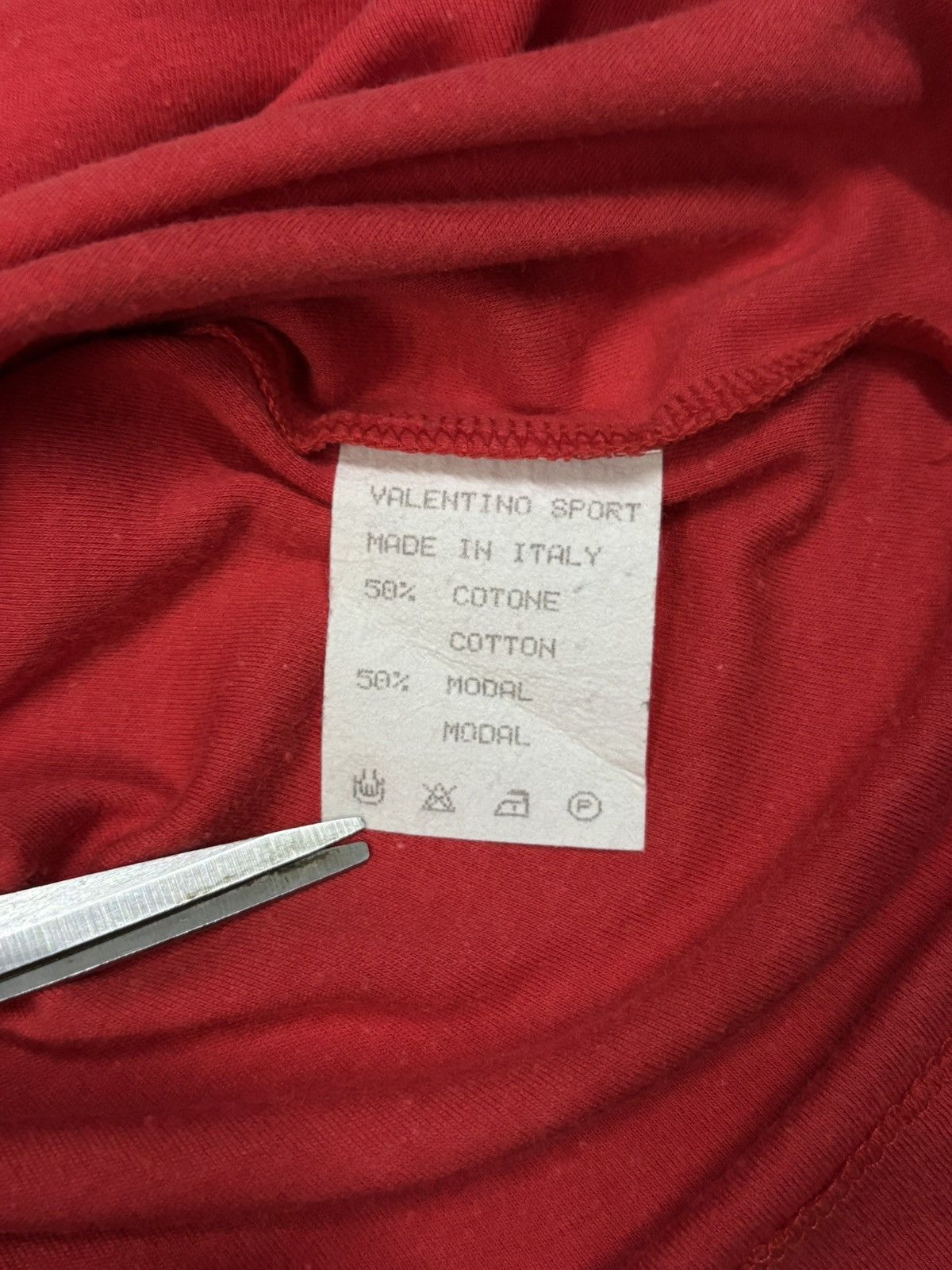 Valentino Vtg 90s Valentino Garavani Sport Rib-Knit Raglan Polo Shirt Size US S / EU 44-46 / 1 - 17 Thumbnail