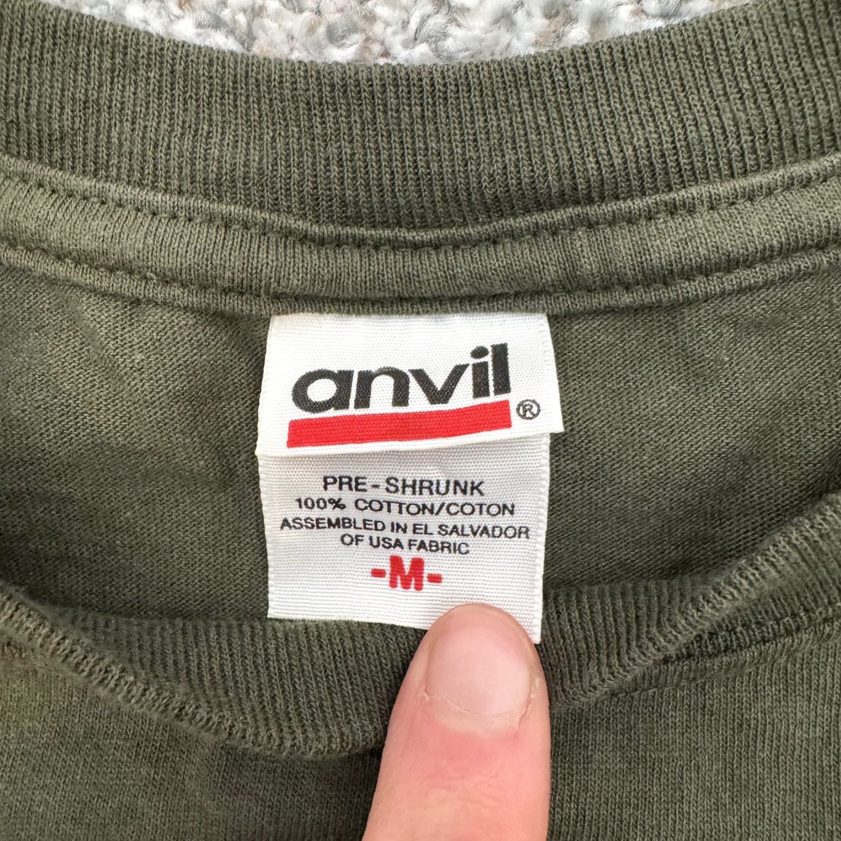 Anvil VINTAGE is not applicable; use original rules. Title: Anvil Shirt Mens Medium Green Adirondack Blood Donor Mosquito Graphic Tee Size US M / EU 48-50 / 2 - 4 Thumbnail