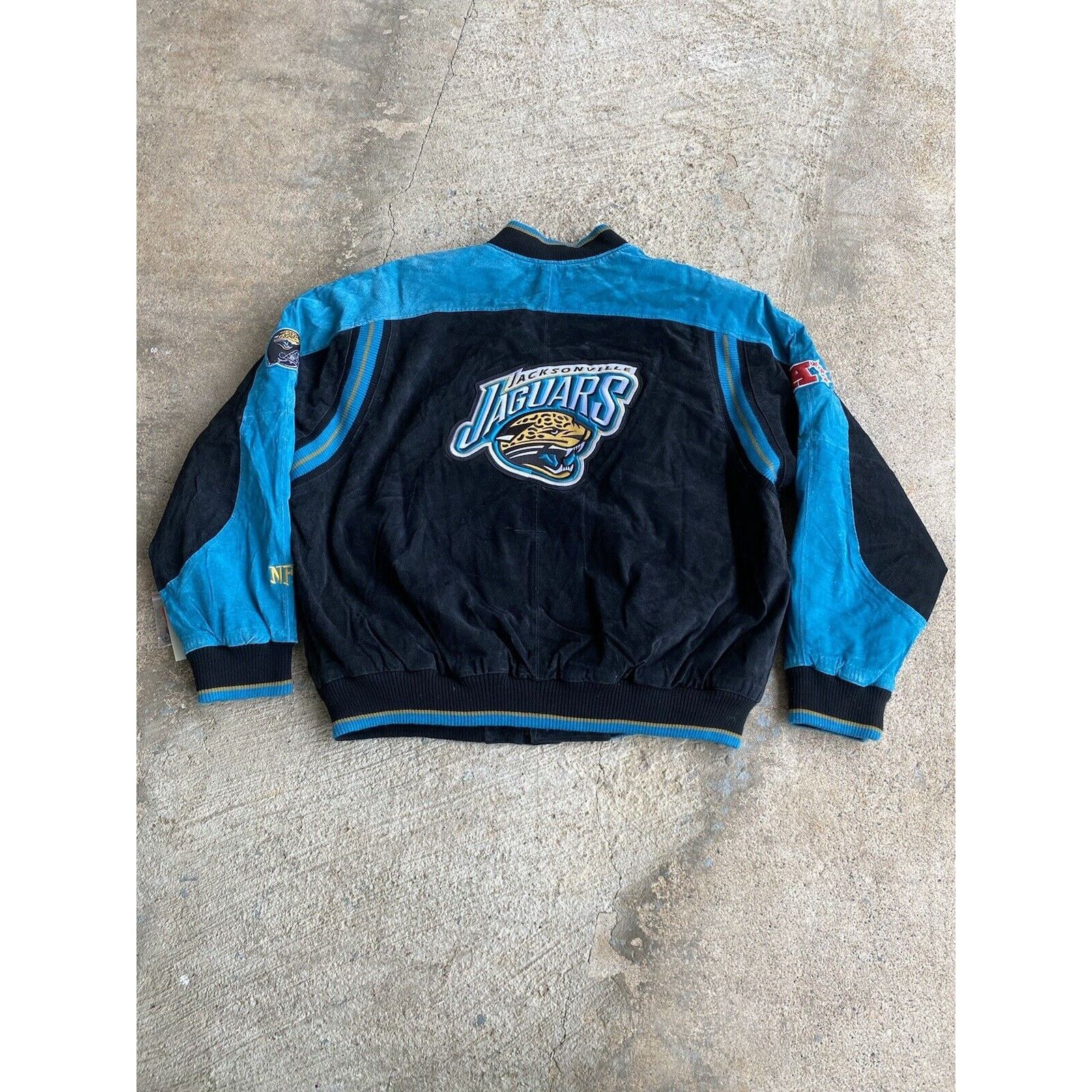 NFL Vintage Y2K Jacksonville Jaguars Jacket FAUX Leather XL NWT Size US XL / EU 56 / 4 - 13 Thumbnail