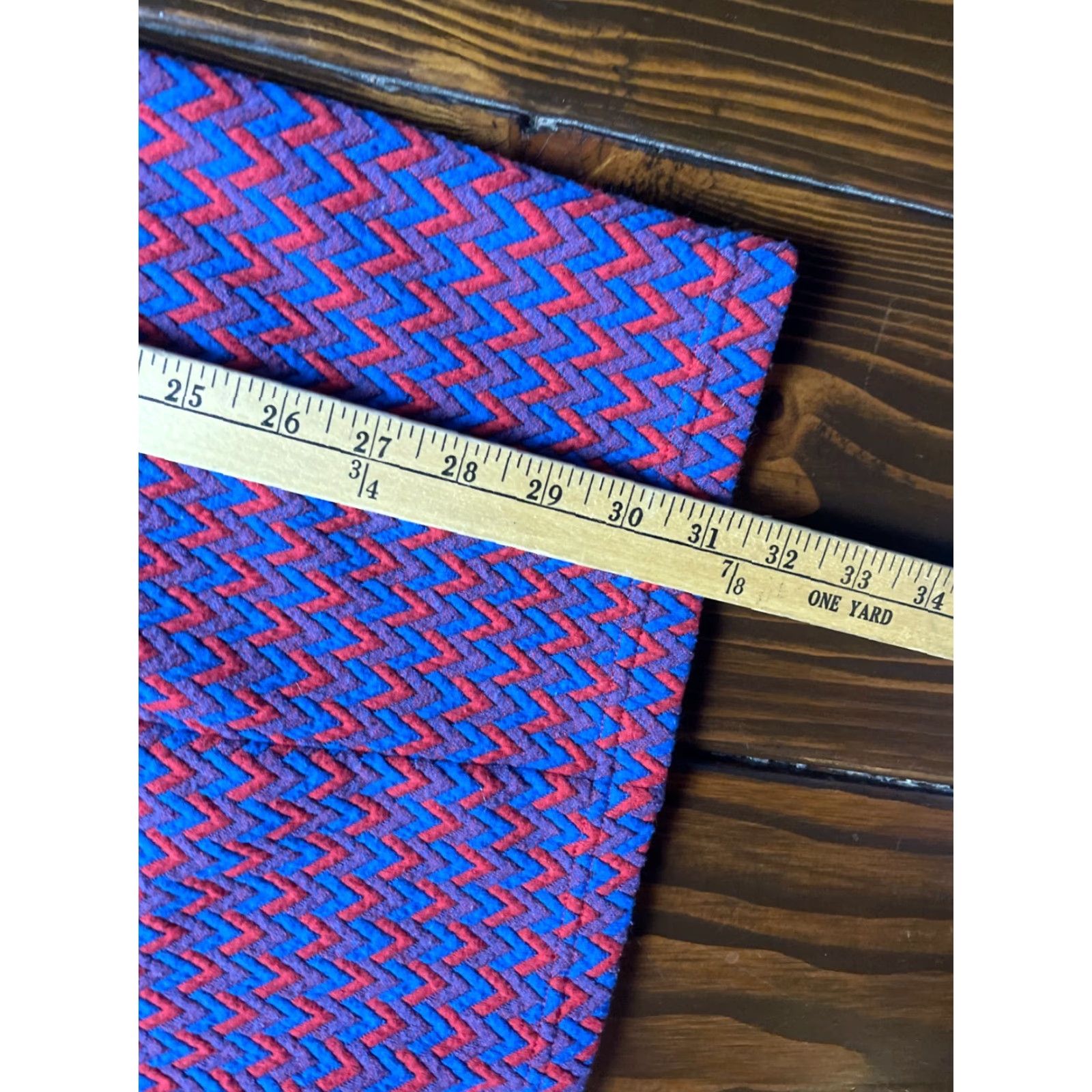 American Apparel Amerincan Apparel Dress Women's Large Red Blue Below Knee Bodycon Short Size 36" / US 14 / IT 50 - 5 Thumbnail