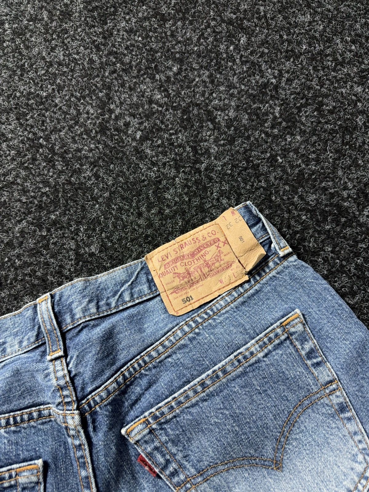 Levi's Vintage💥 90s ‼️Custom Chrome Hearts Style Cross Denim Jeans Size US 32 / EU 48 - 20 Thumbnail
