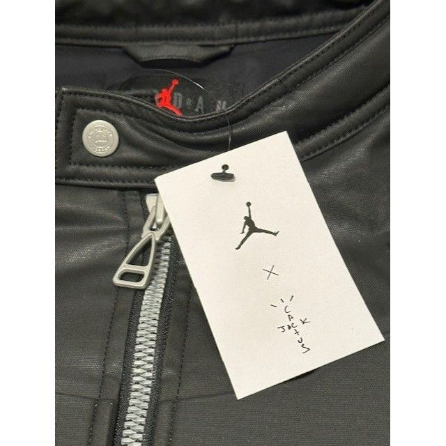 Jordan Brand Air Jordan x Travis Scott Cactus Jack Waxed Black Jacket DZ5 Size US M / EU 48-50 / 2 - 4 Thumbnail