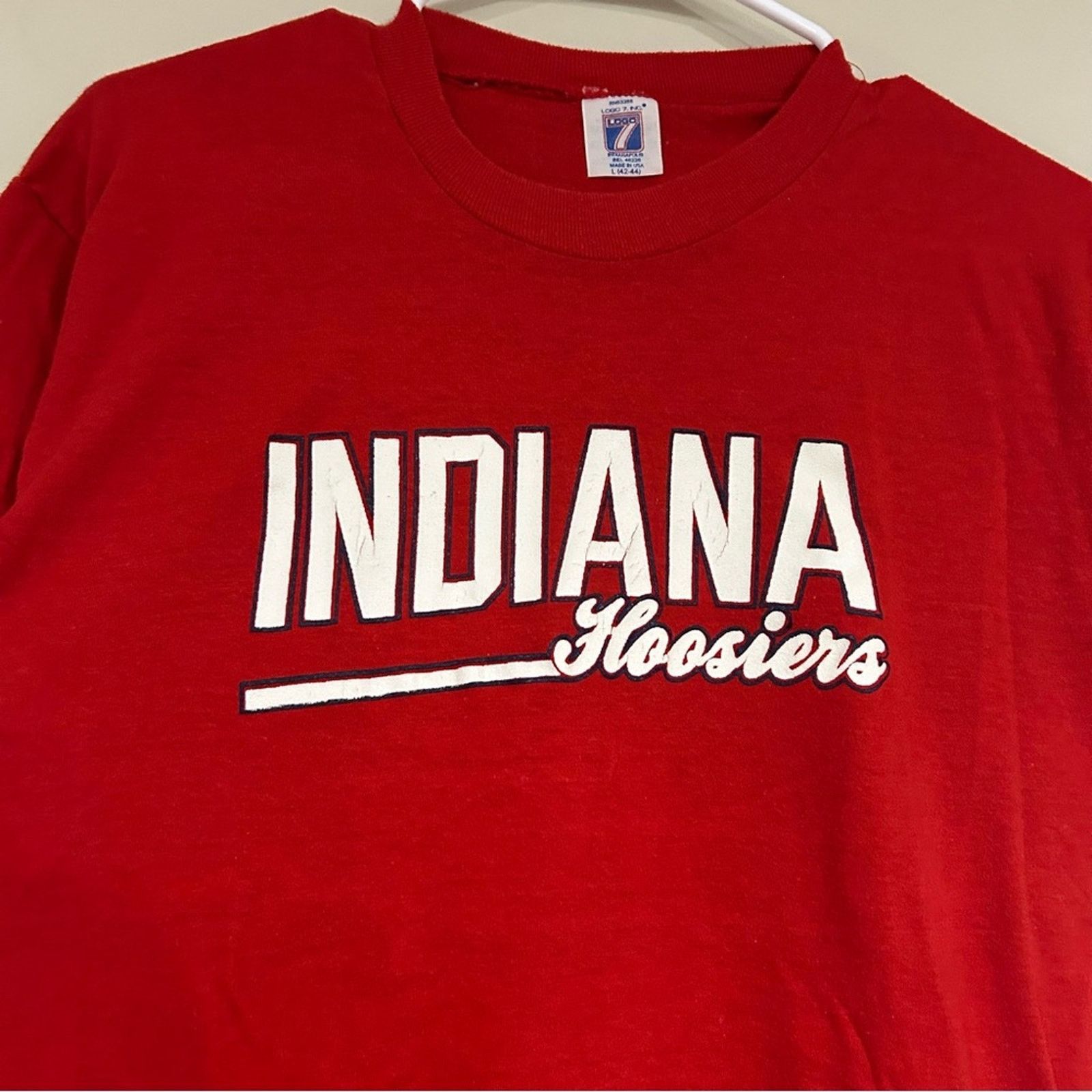 Logo 7 Vintage Indiana Hoosiers Shirt Size US M / EU 48-50 / 2 - 2 Thumbnail