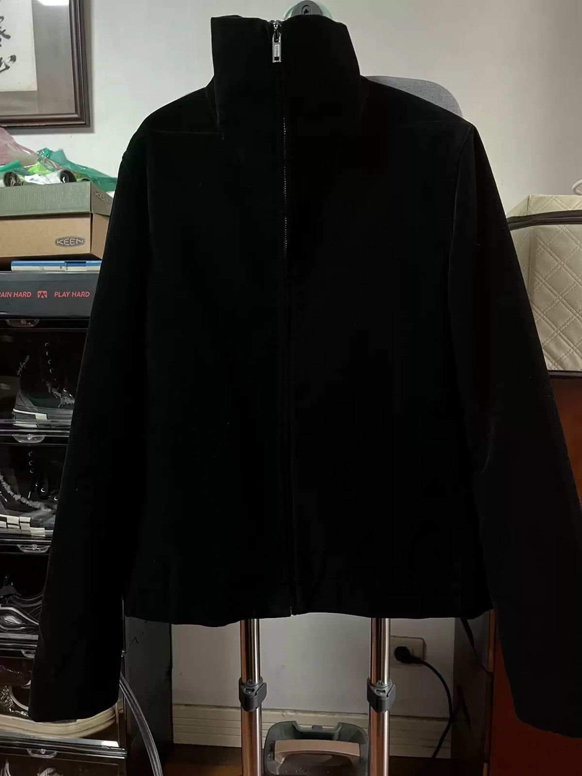 Pre-owned Rick Owens Drkshdw Fleece Sweater In Black
