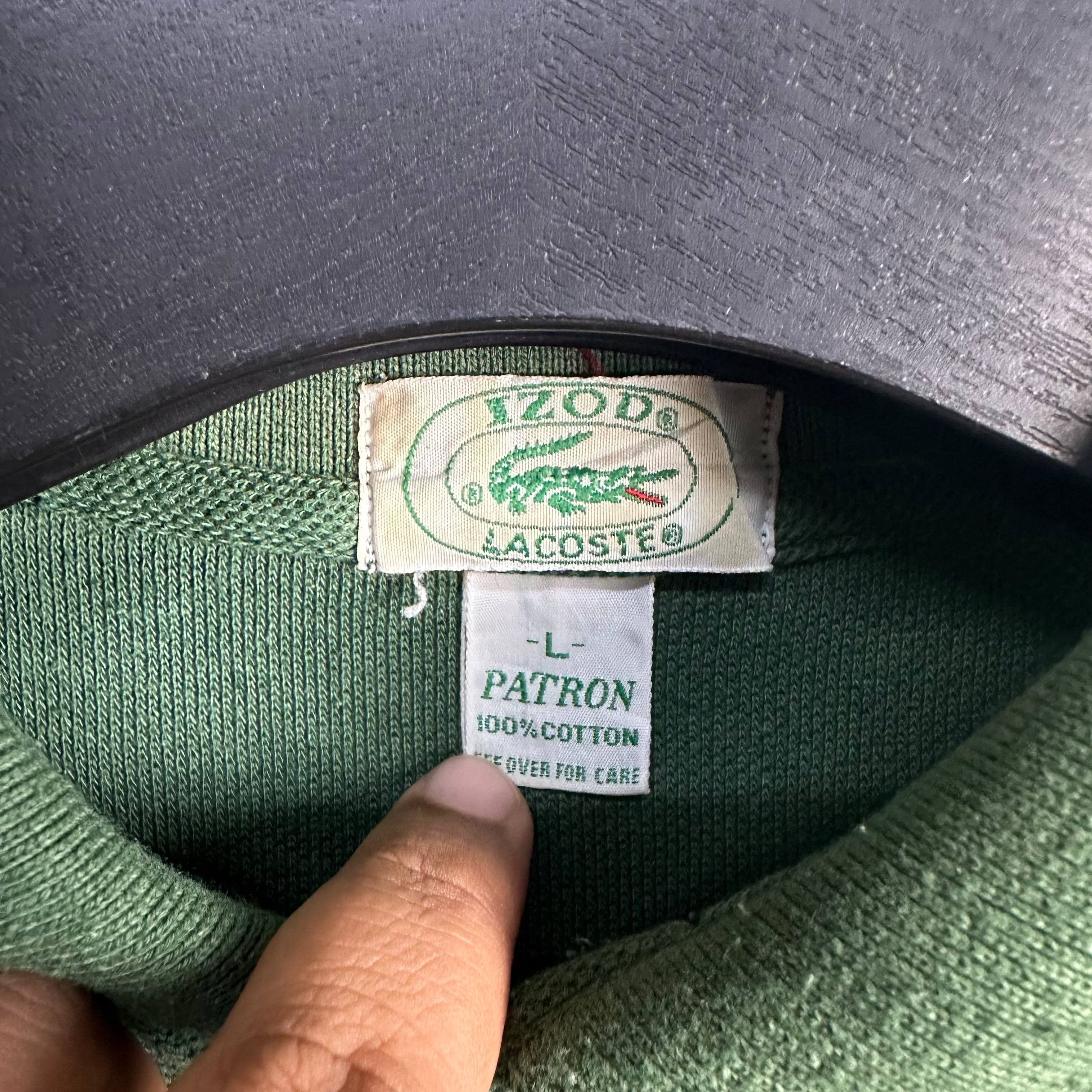 Lacoste Vintage 80s Izod Lacoste Long Sleeve Polo T-Shirt Size US M / EU 48-50 / 2 - 4 Thumbnail