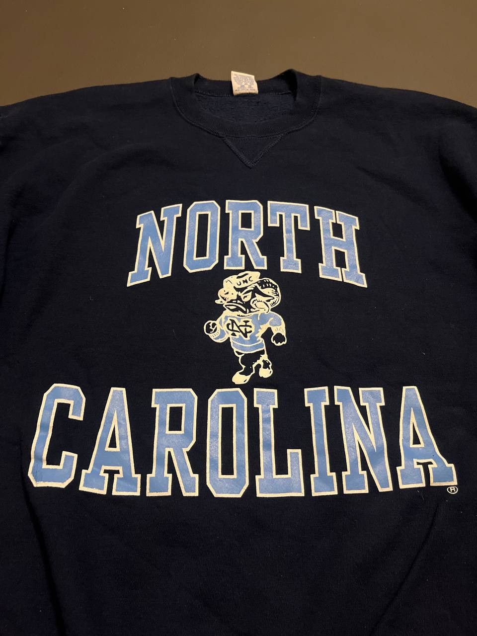 Vintage 90s North Carolina Tar Hells Crewneck Sweatshirt Size XL Size US XL / EU 56 / 4 - 2 Thumbnail