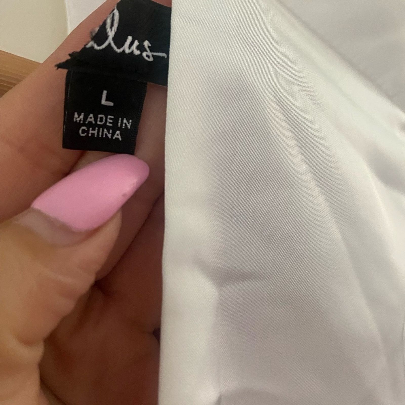 Other Lulu Greta Champagne Crinkle Satin Mock Neck Sleeveless Midi Size L / US 10 / IT 46 - 9 Thumbnail