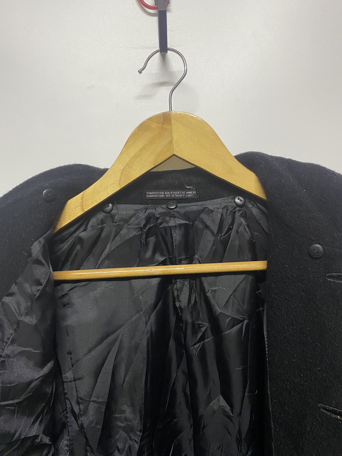 Designer × Japanese Brand × Yohji Yamamoto Yohji Yamamoto by INED Wool Coat Jacket Size L / US 10 / IT 46 - 11 Thumbnail