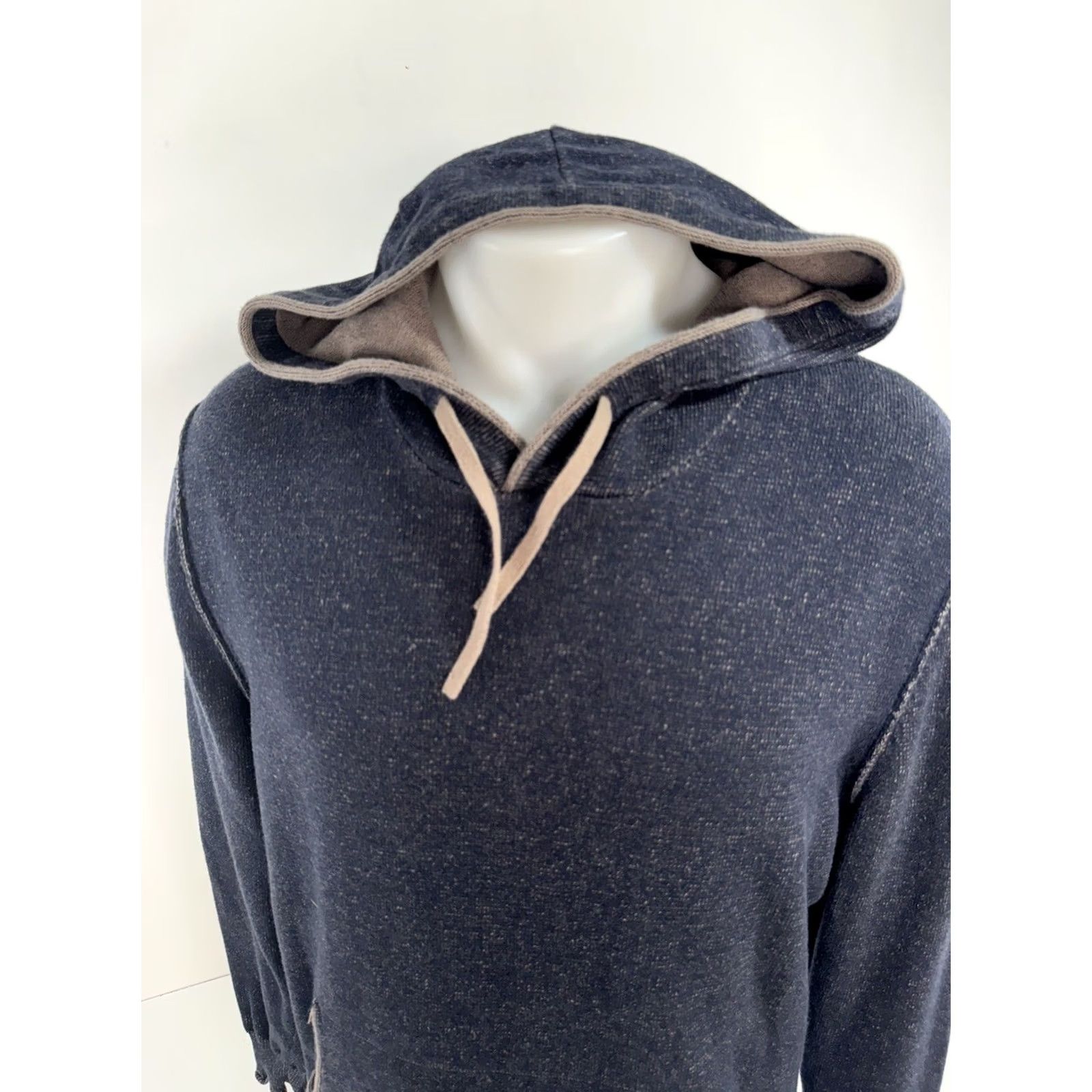 J Brand The Normal Brand Mens Hoodie Pullover L Blue Modern Fit Shirt Size US L / EU 52-54 / 3 - 3 Thumbnail